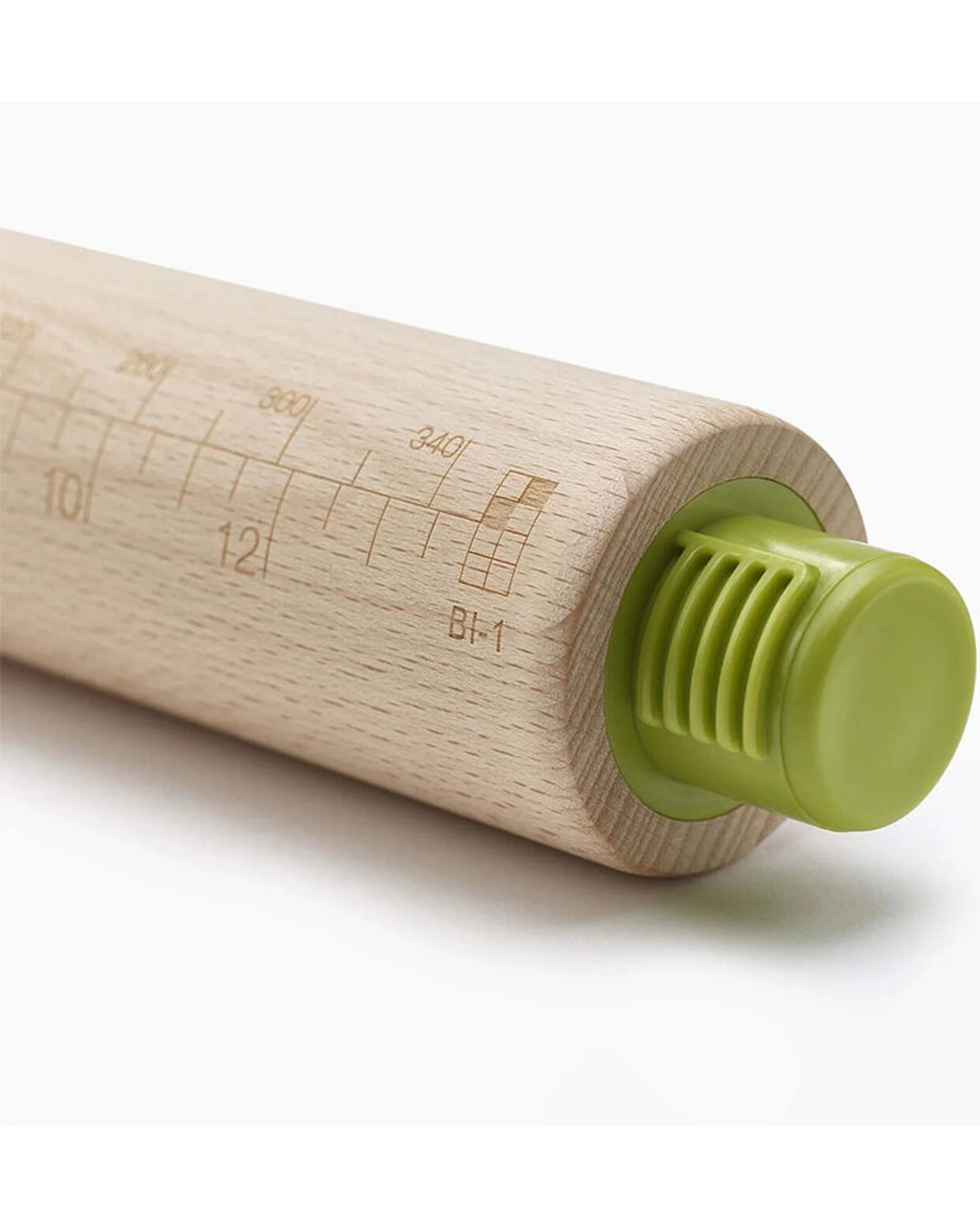 5 Joseph Joseph PrecisionPin 42cm Adjustable Rolling Pin Beech Wood Removable Rings 2PK - Multi, 5 of 6