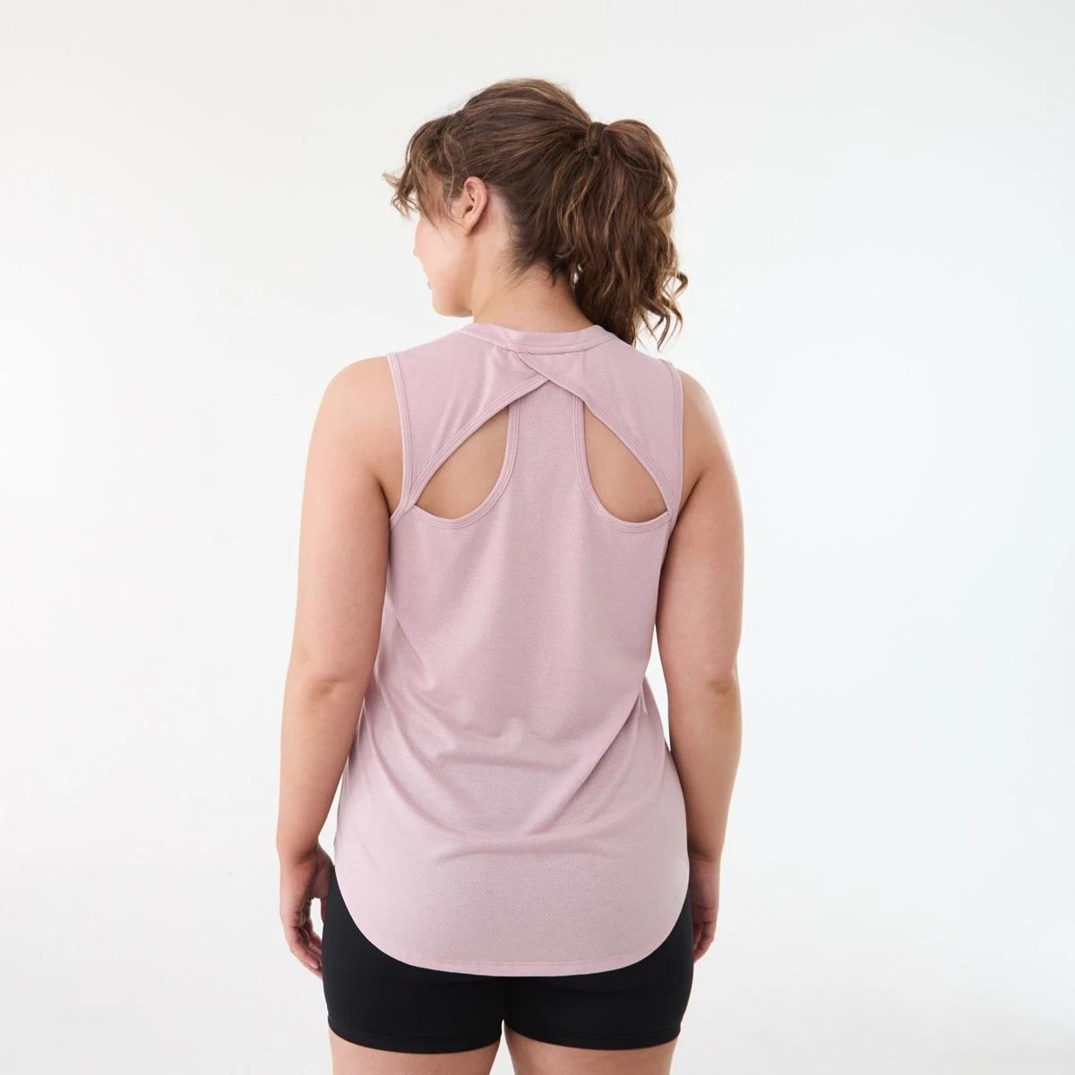 3 Everlast Womens Keyhole Tank EVERLAST ROSE BLUSH, 3 of 7