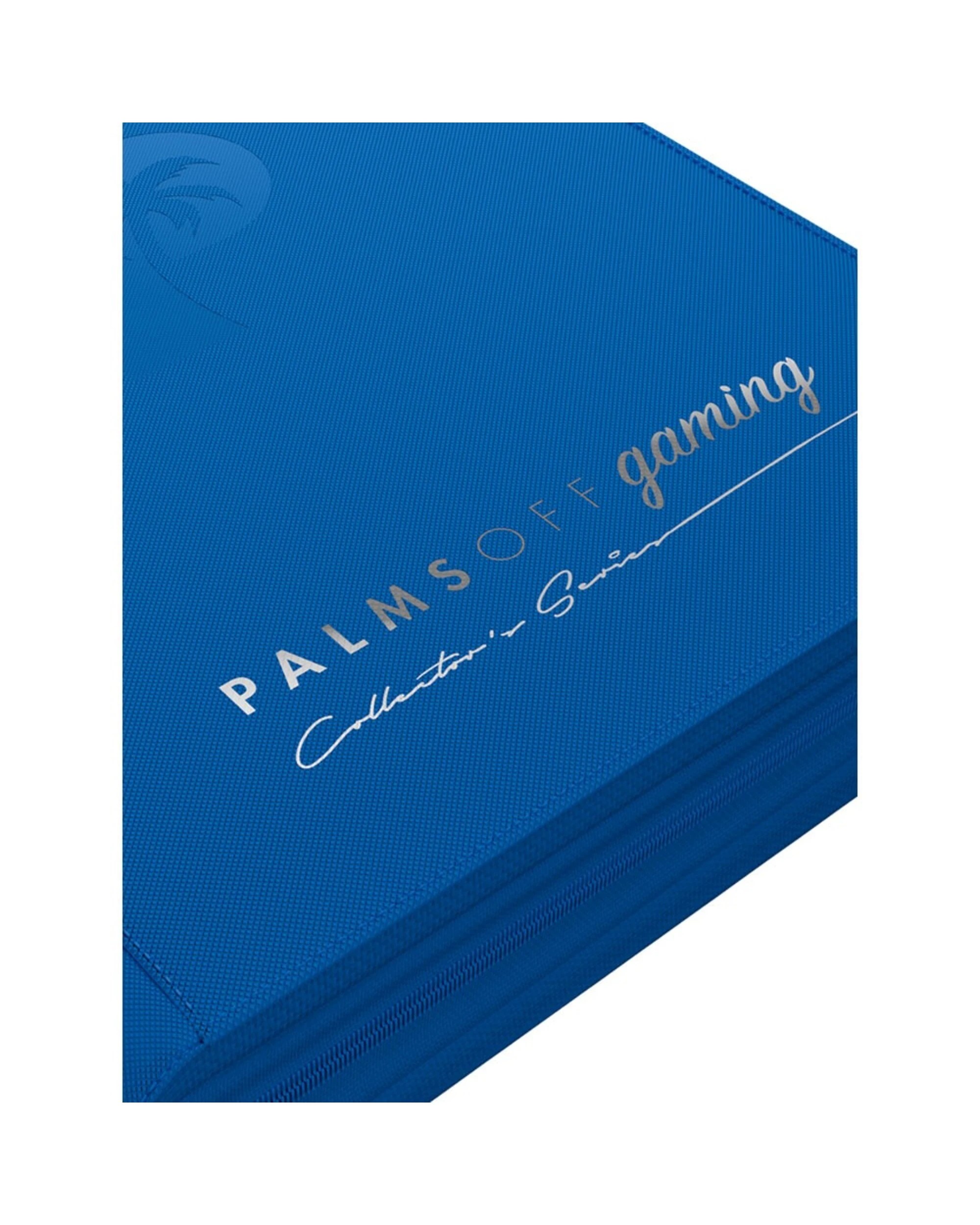 4 Palms Off Gaming - Collector's Series 4 Pocket Zip Trading Card Binder - Blue, 4 of 5