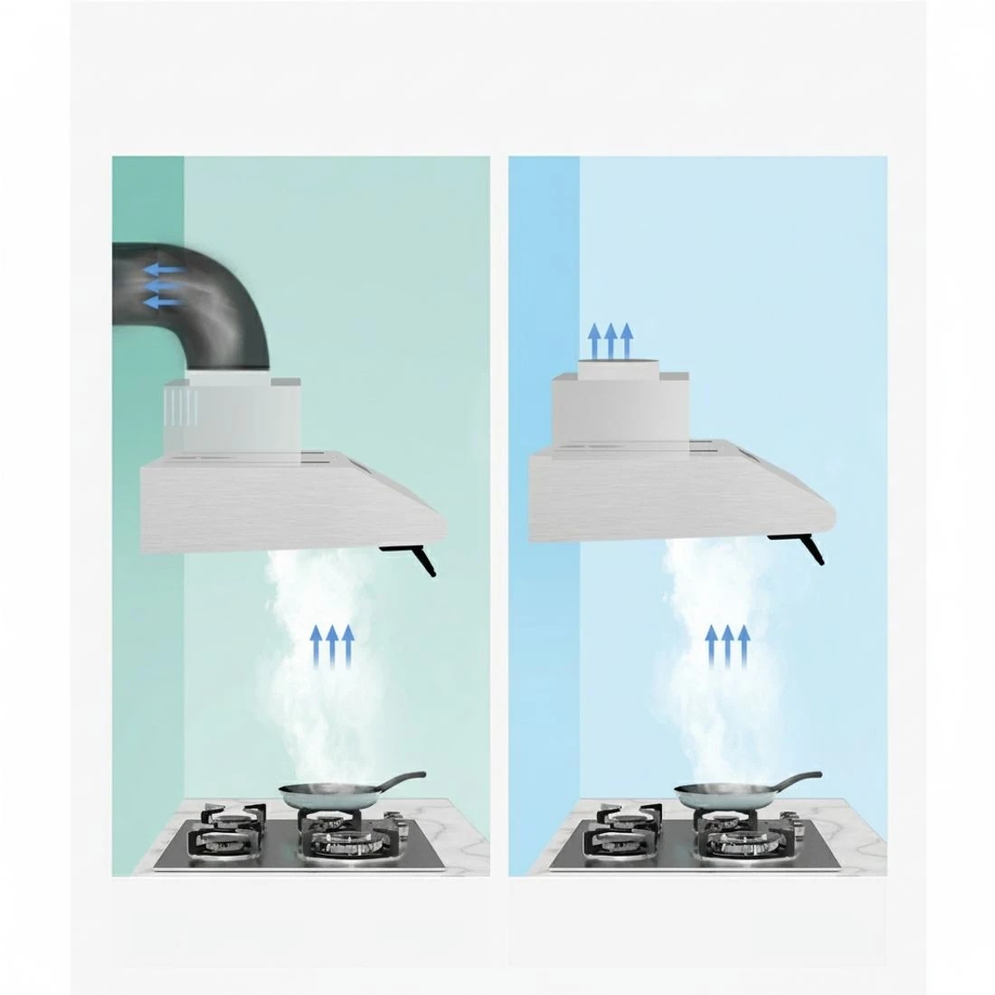 6 Devanti 900mm Range Hood 90cm Rangehood Stainless - Silver, 6 of 7