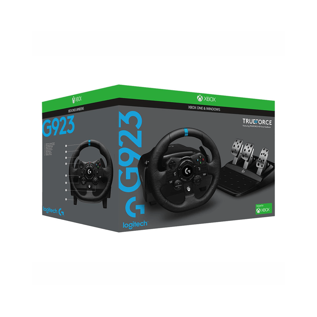7 Logitech G923 Trueforce Sim Racing Wheel for Xbox One, Xbox Series X and PC - Black, 7 of 7