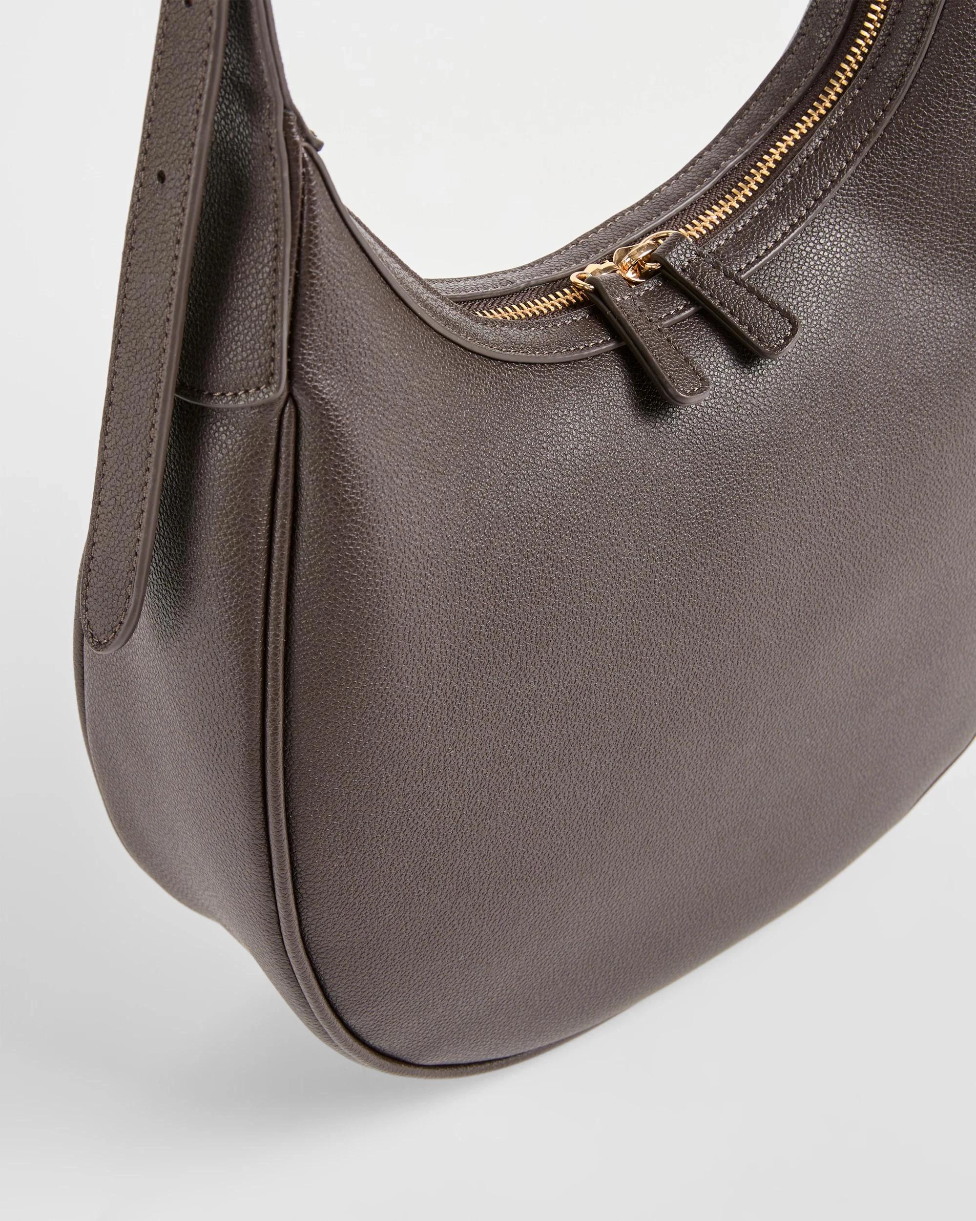 2 Target Woman Soft Slouchy Shoulder Bag CHOCOLATE, 2 of 2