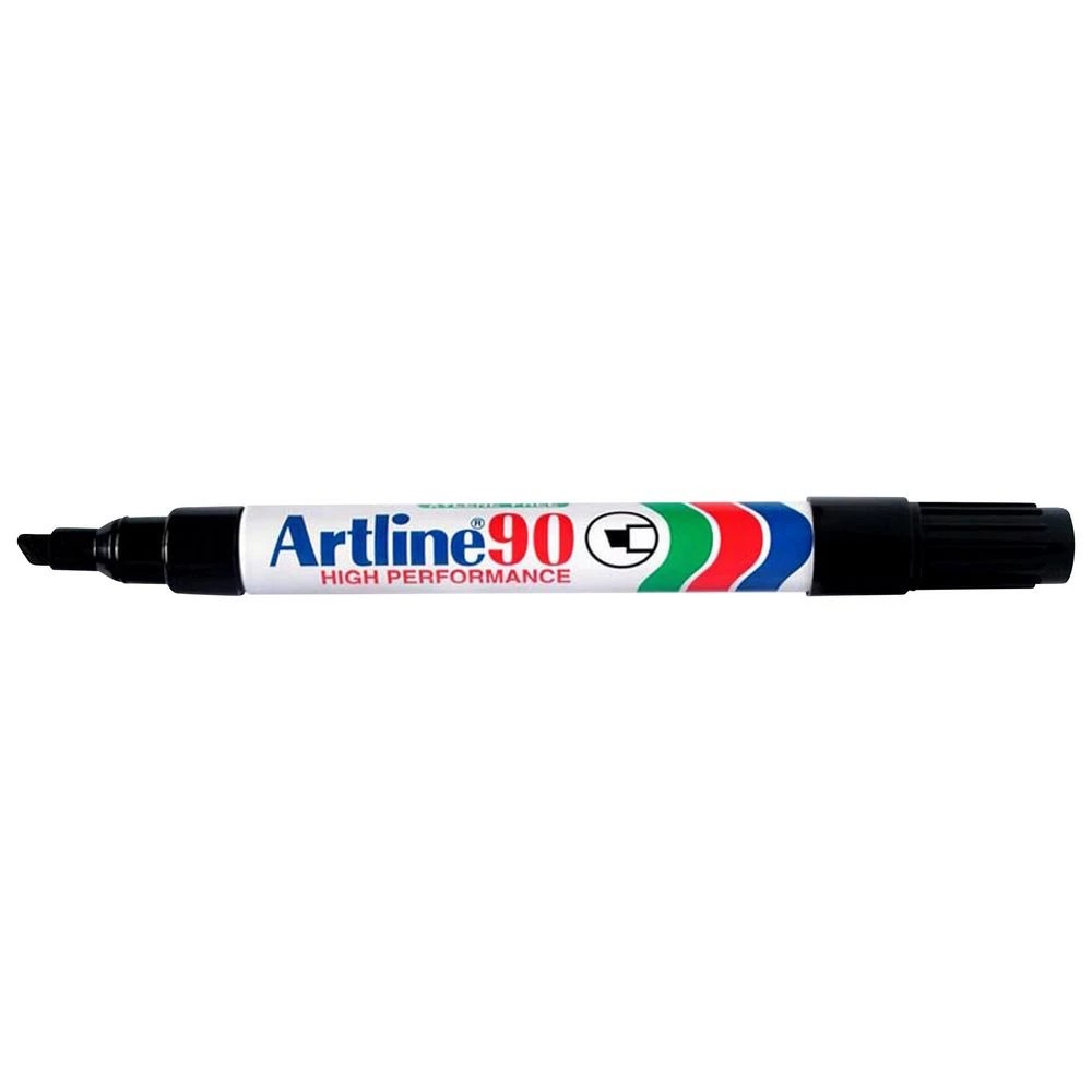 2 Artline 90 Permanent Marker Black 2 Pack, 2 of 6