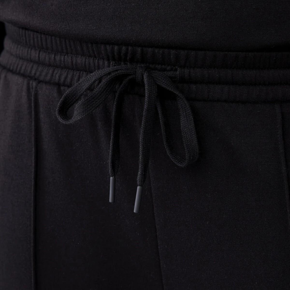 4 Soft Touch Wide Leg Trackpants Black, 4 of 5