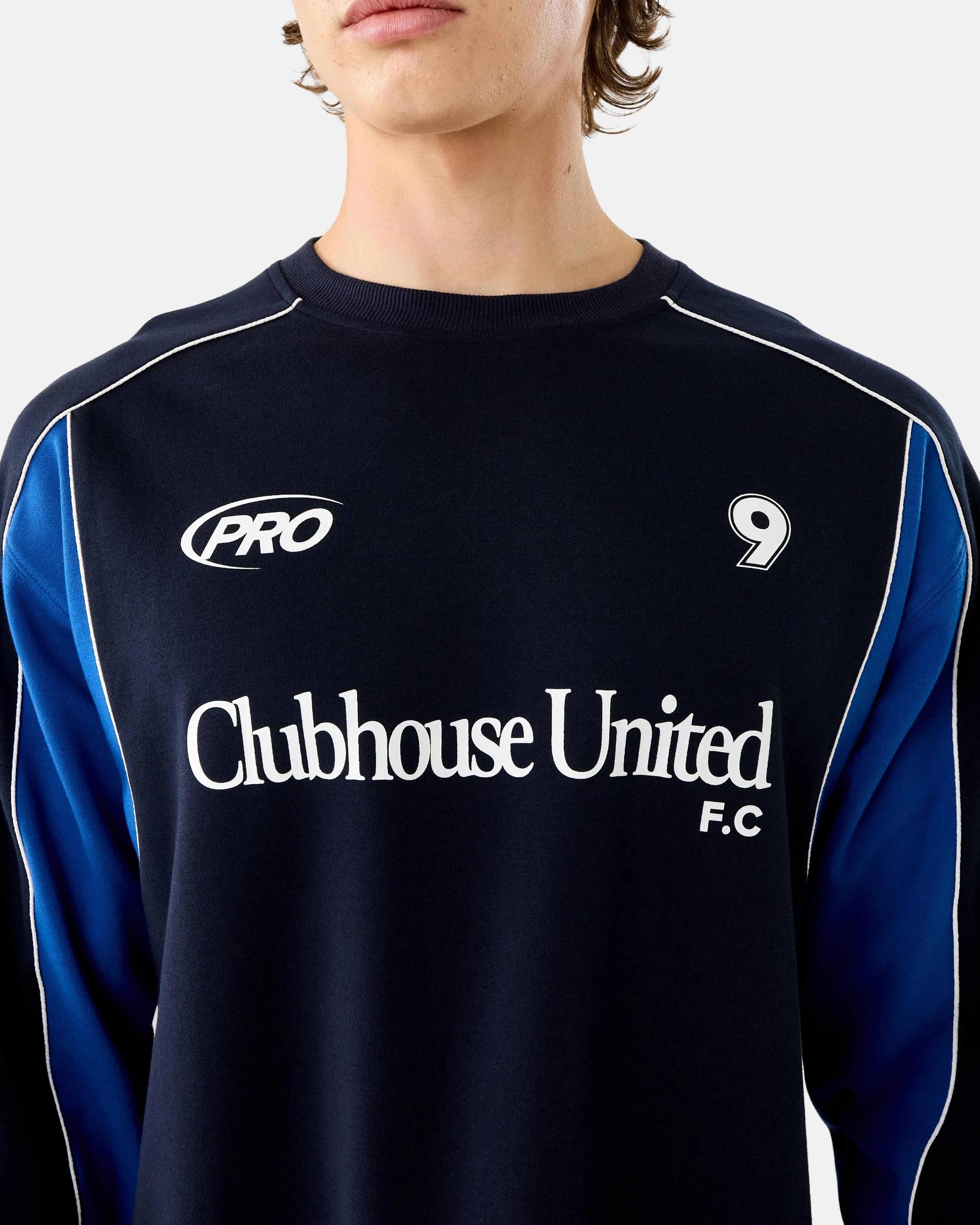 6 Long Sleeve Oversized Spliced T-shirt Nvy Club, 6 of 8