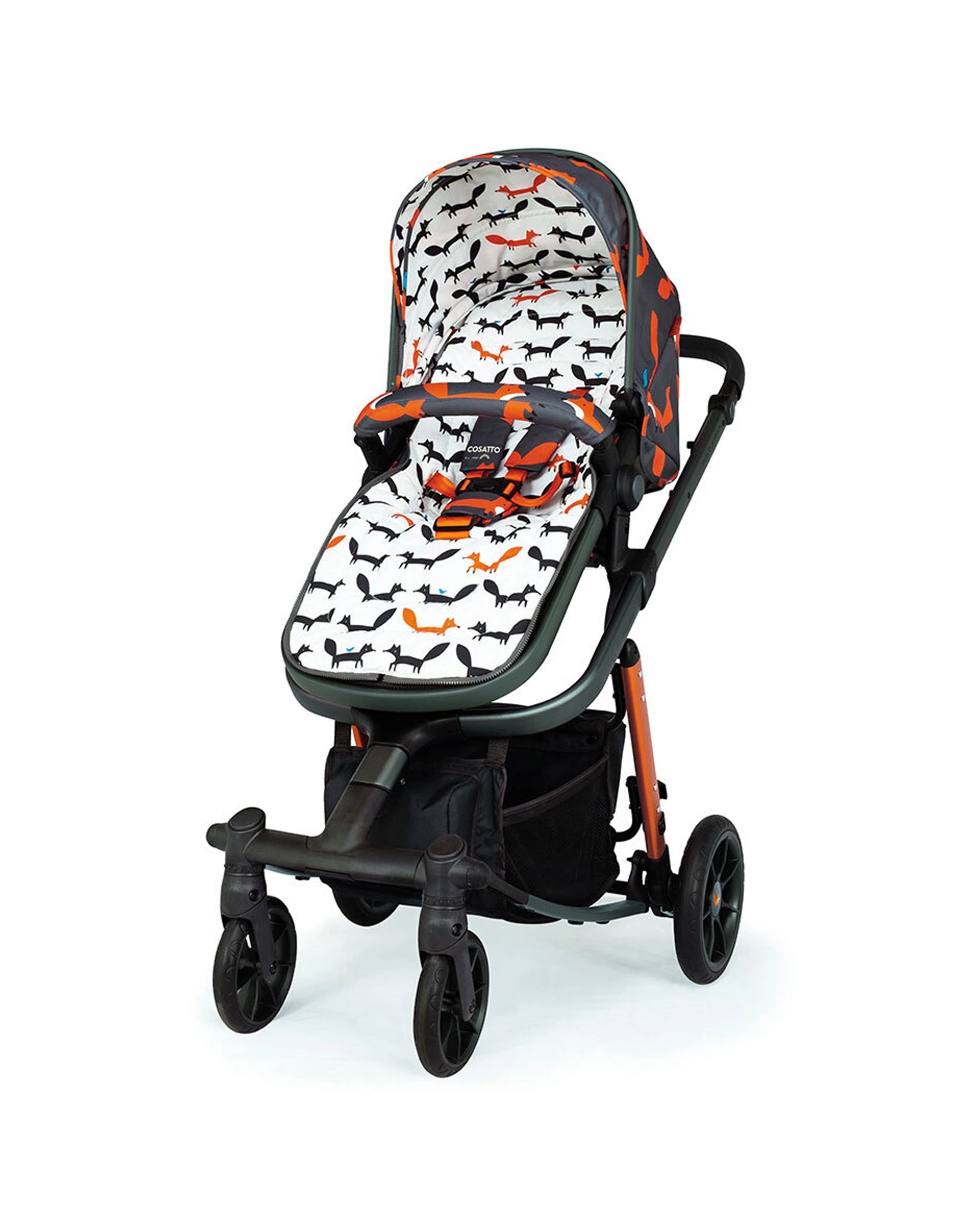 5 Cosatto Giggle Quad Pram & Push Chair 0m+ Reversible Seat Premium Mr Fox - Multi, 5 of 7