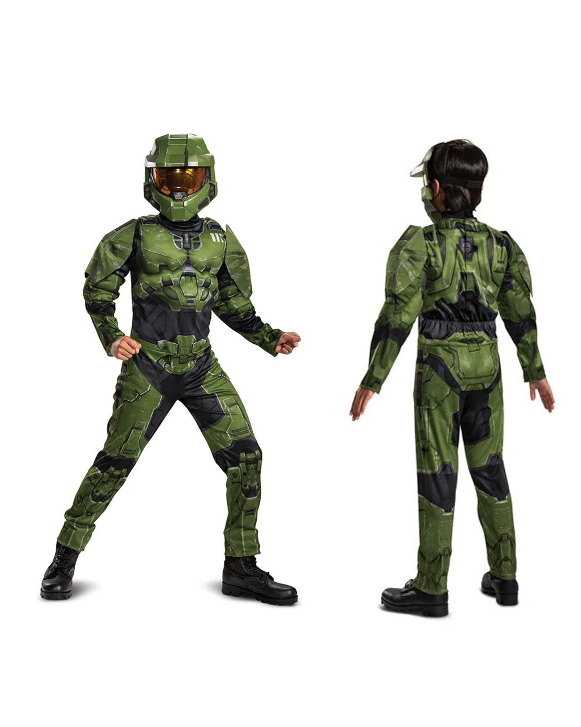 2 Disguise Inc Halo Master Chief Costume Size 7-8, 2 of 2