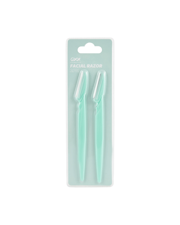 OXX Cosmetics 2 Pack Facial Razors - Mint