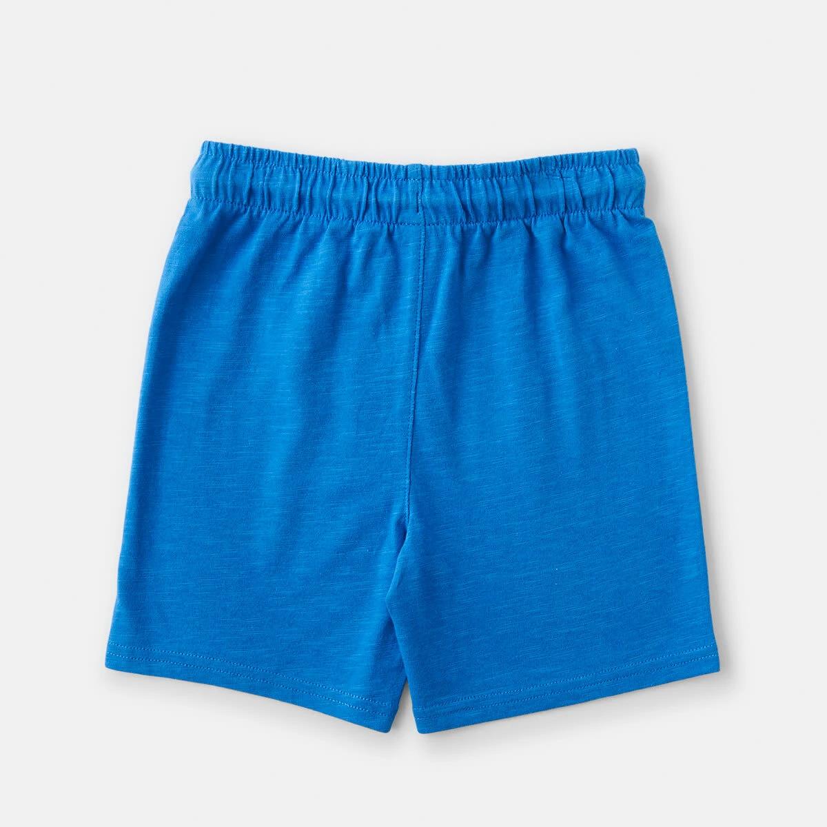 8 Cotton Knit Shorts Fren Blue, 8 of 8