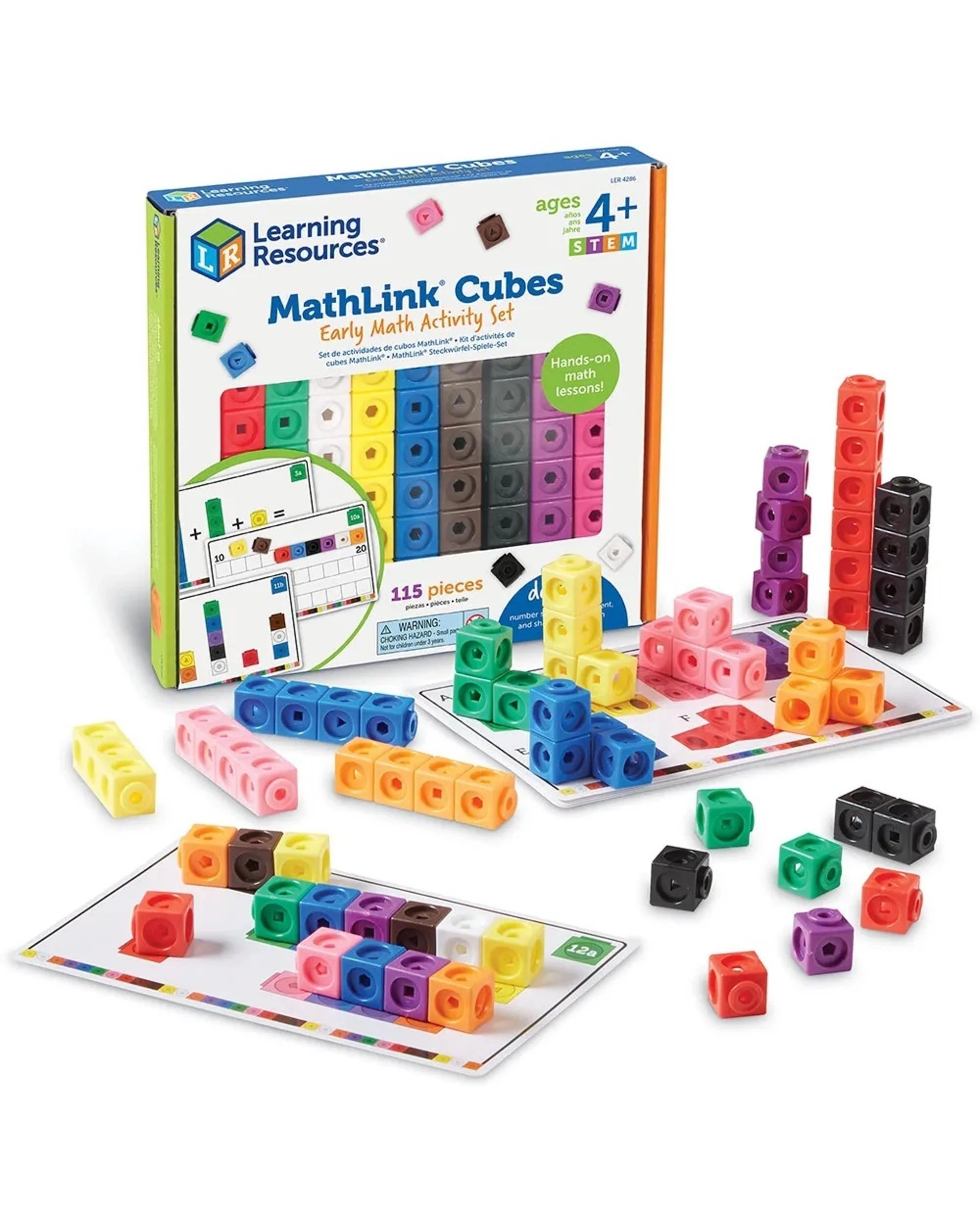 2 Learning Recourses Mathlink Cubes Early Math Activity Set, 2 of 6