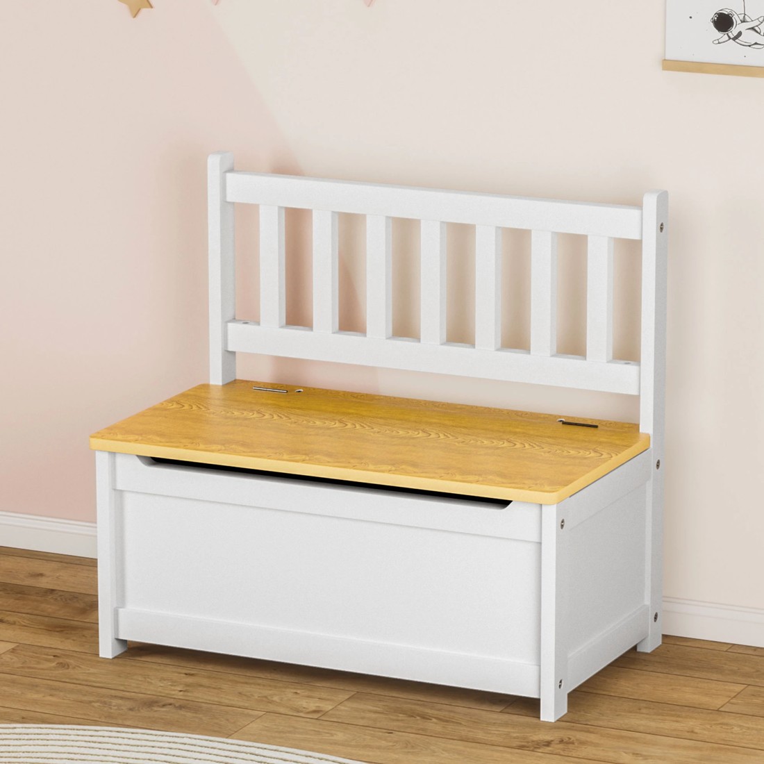 7 Levede 2-in-1 Kids Toys Storage Bench, 7 of 7