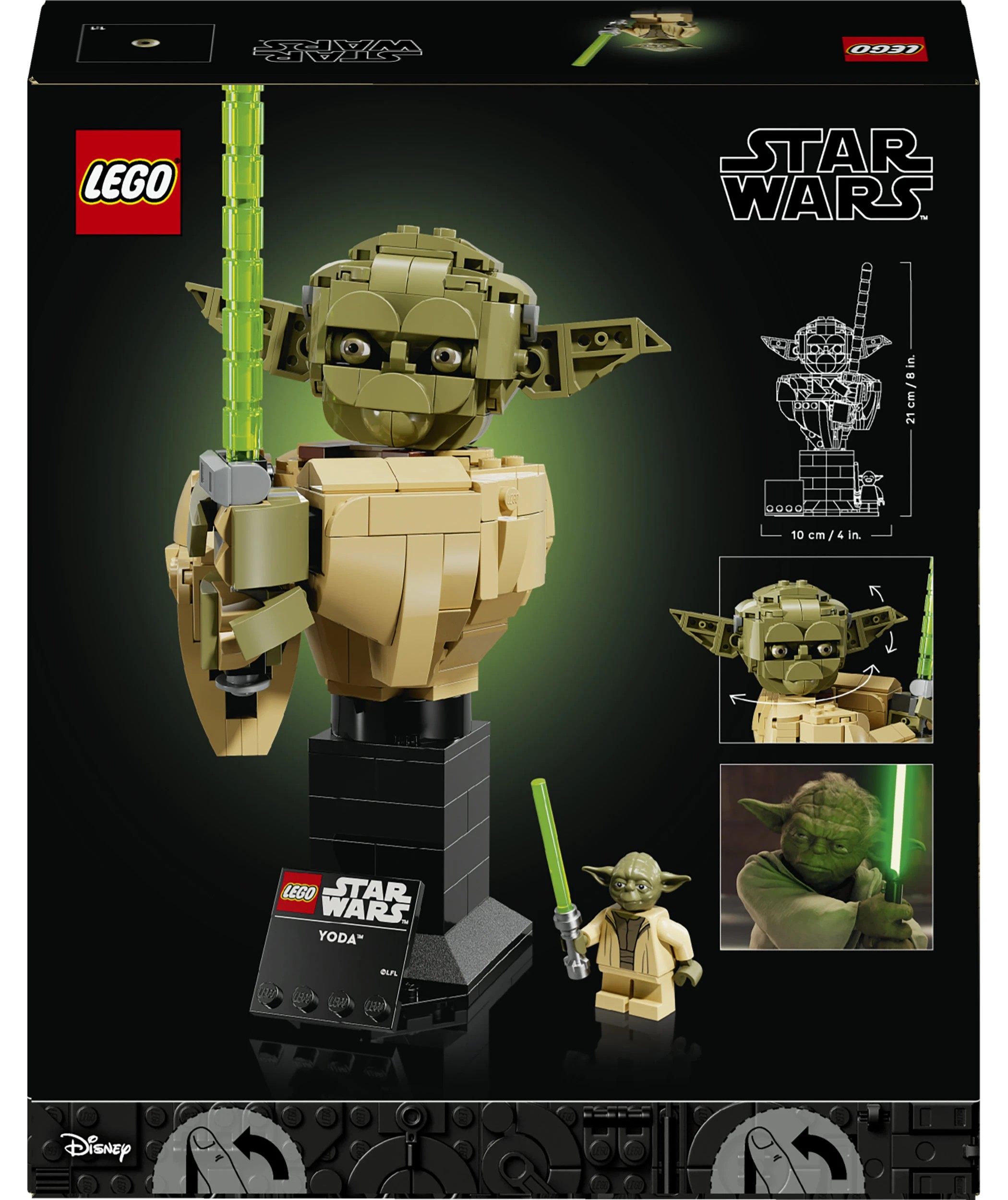 10 LEGO Star Wars Yoda Bust 75438, 10 of 10