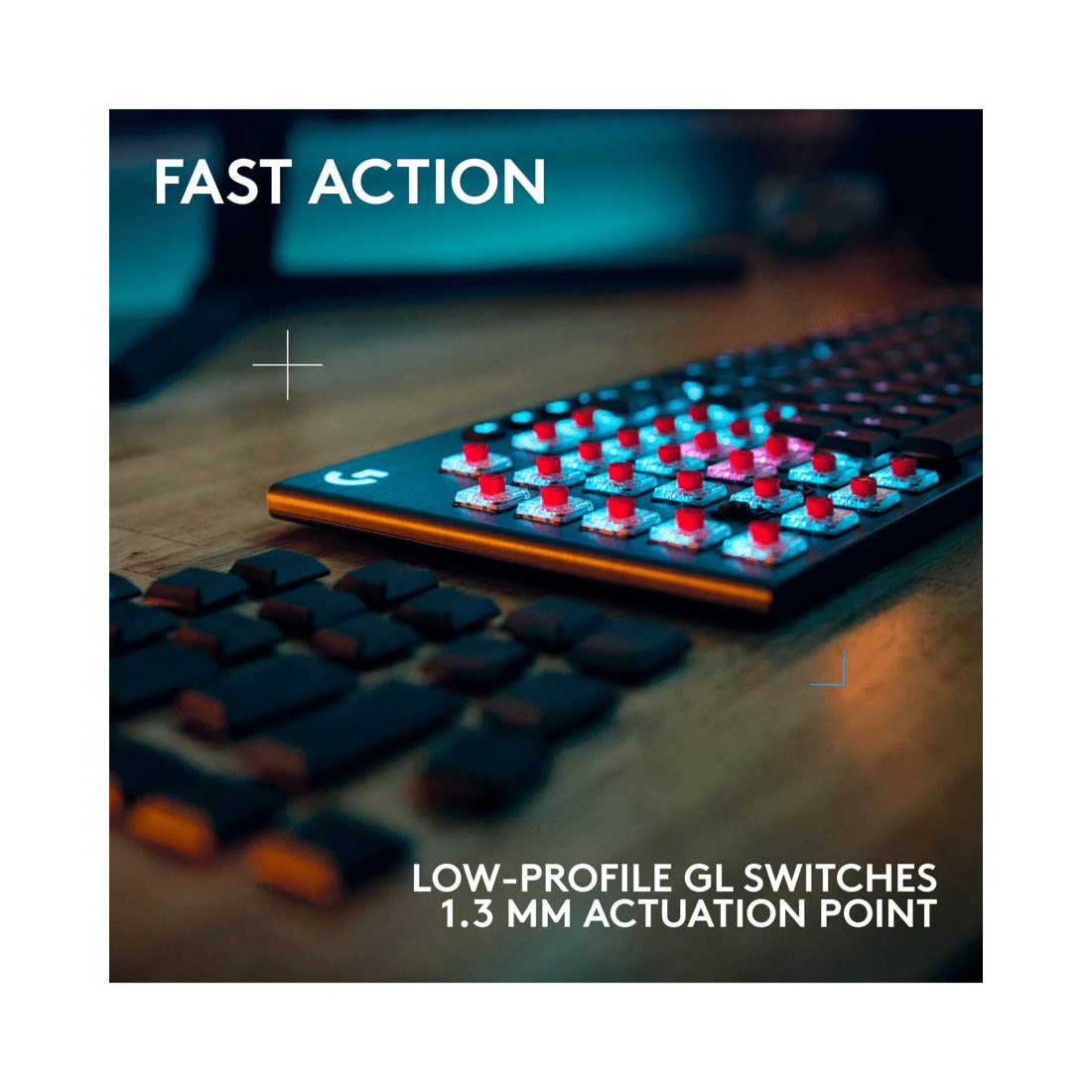 5 LOGITECH G915 X LIGHTSPEED Low-Profile Wireless Gaming Keyboard
 - black, 5 of 10