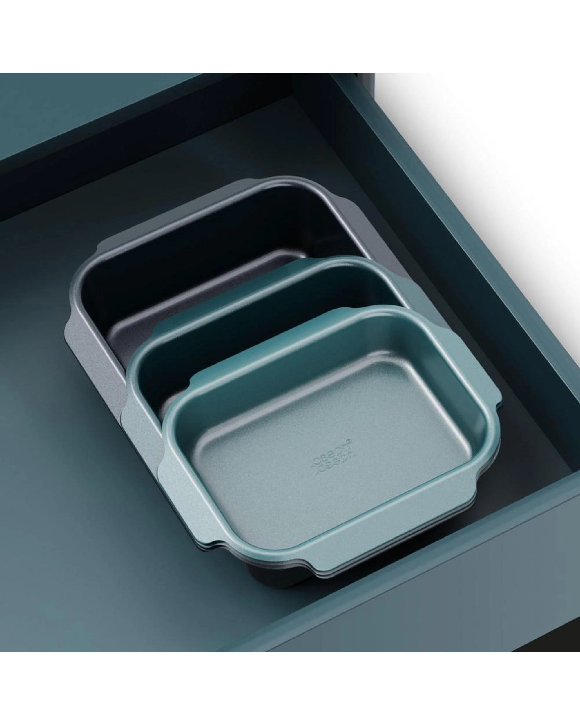 2 Joseph Joseph Nest Bake NonStick 3 Piece Baking Tray Set  Blue, 2 of 5