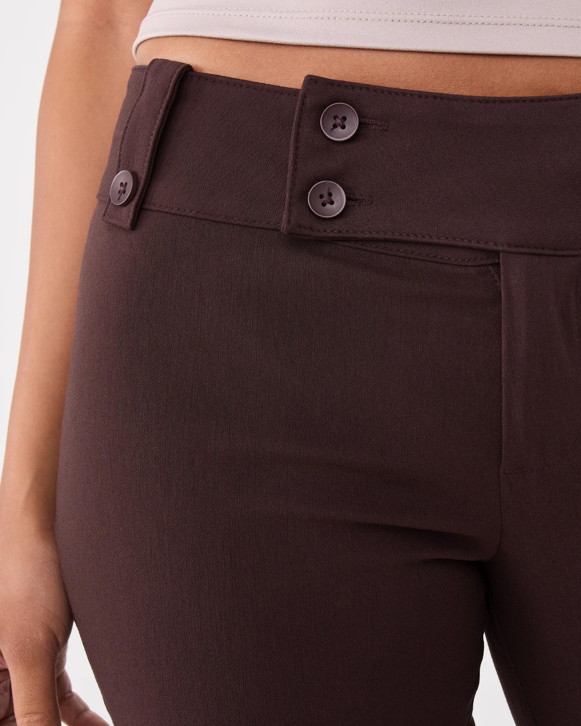 5 Youth Low Rise Bengaline Pants Choc Plum, 5 of 6