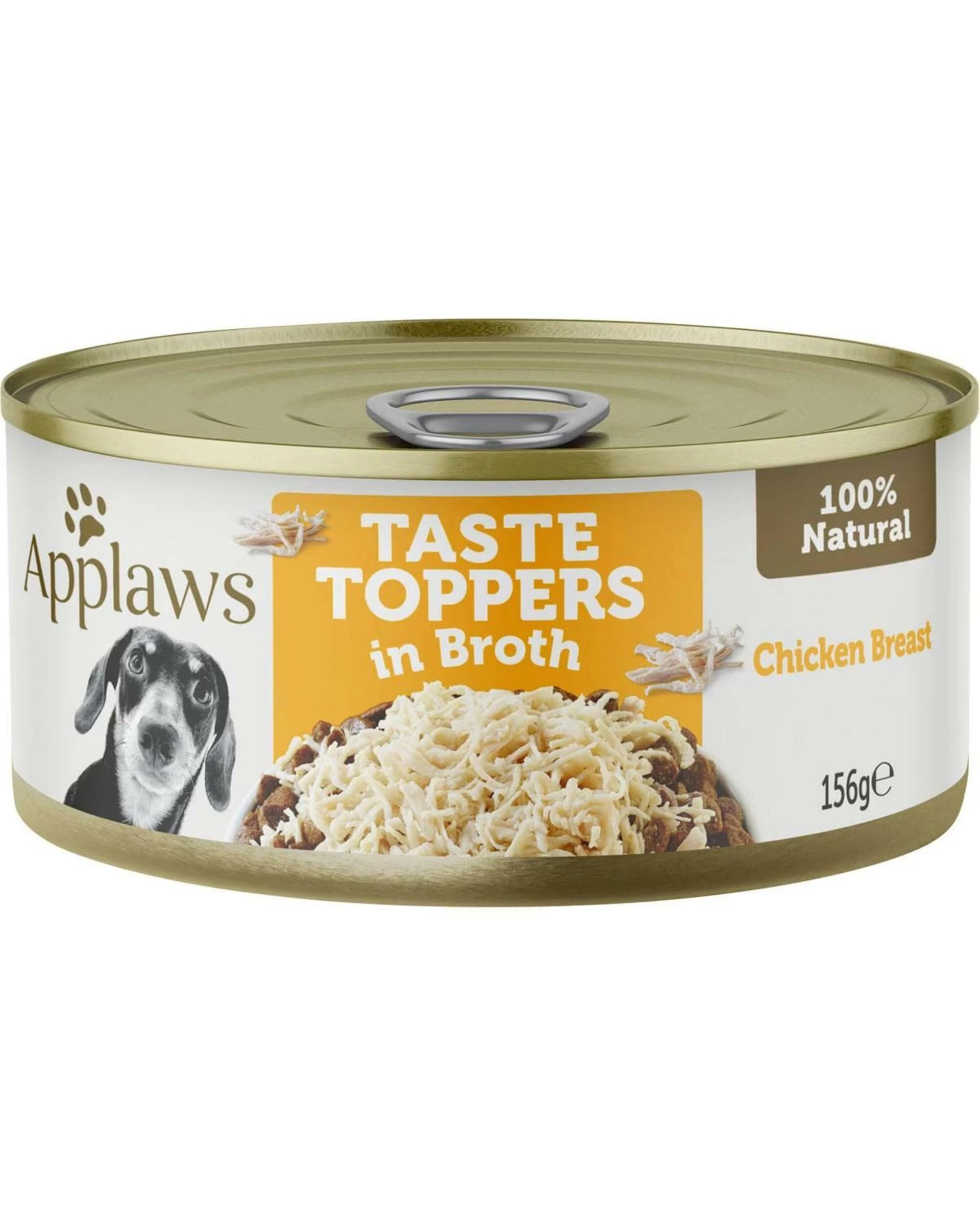 1 Applaws Dog Taste Toppers Chicken In Broth 156g 16pk, 1 of 1