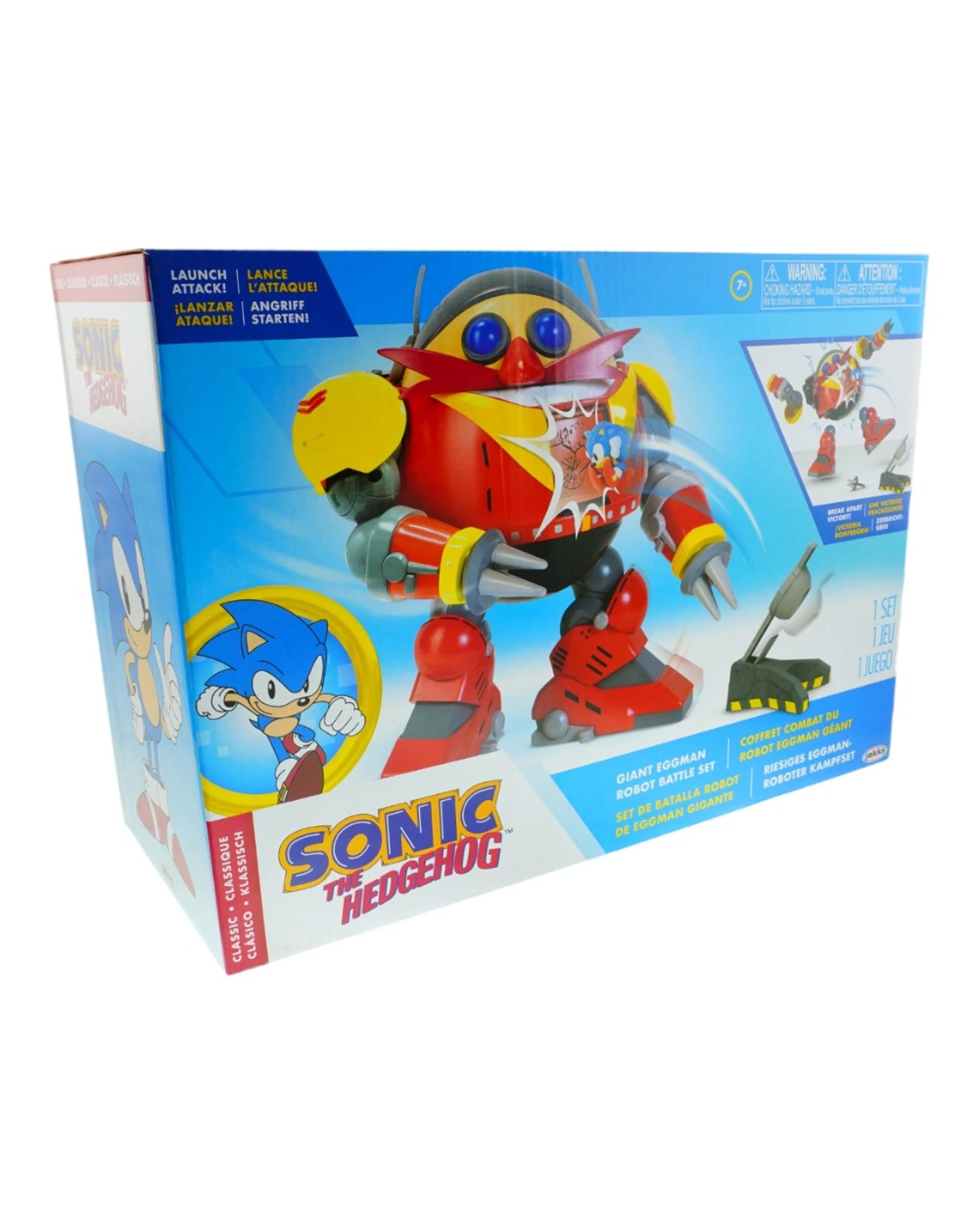 1 Sonic The Hedgehog Giant Eggman Robot Battle Playset, 1 of 10