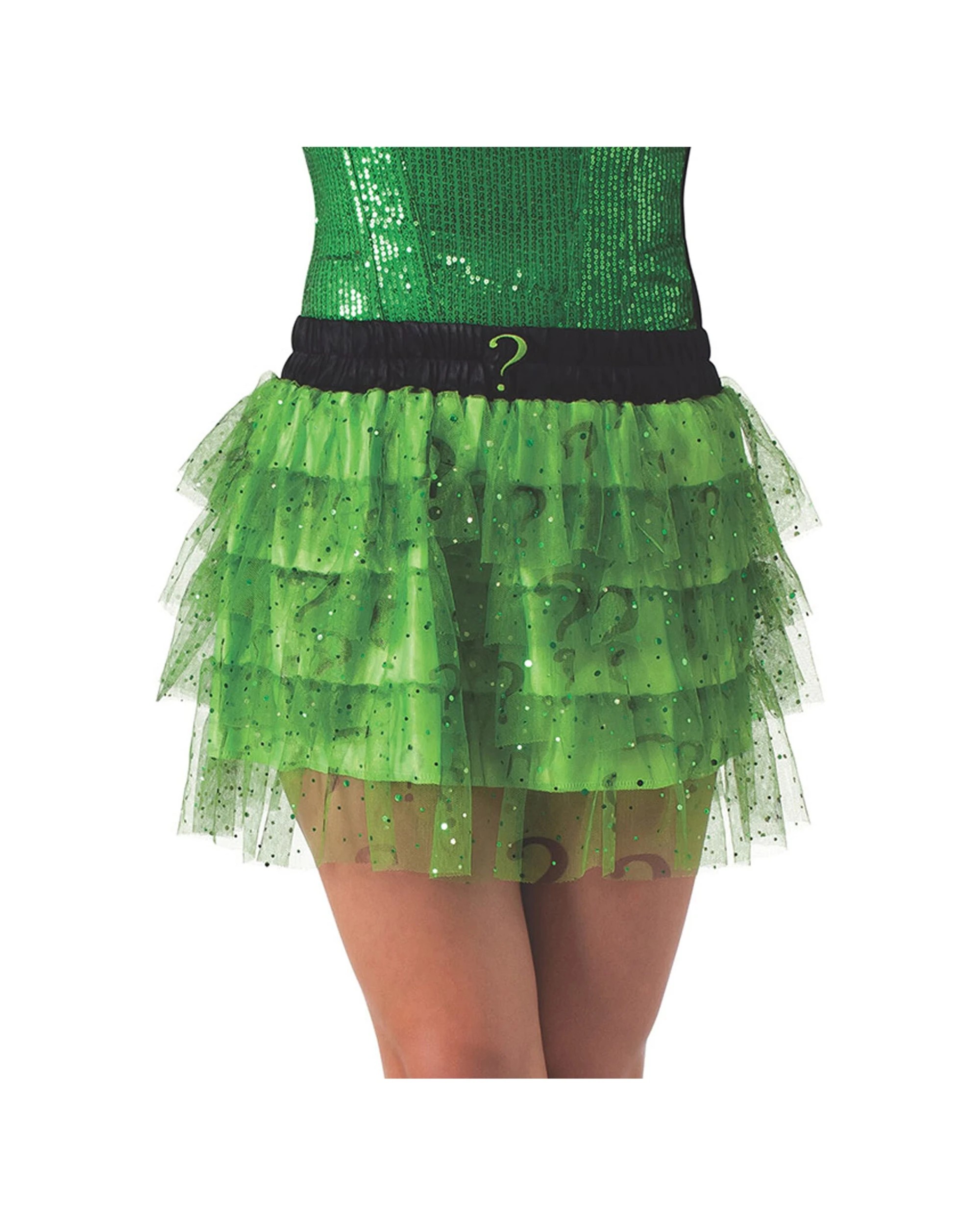 2 DC Comics The Riddler Skirt Penguin Two Face Adult Size Standard - Green, 2 of 3