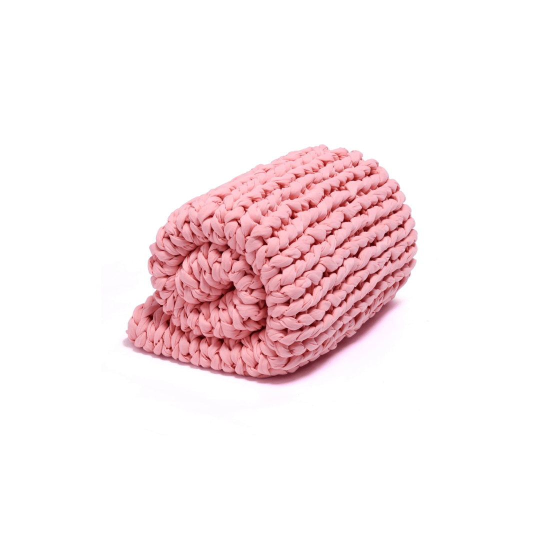 4 Onkaparinga 6kg Knitted Weighted Blanket Soft Peach Home Bedding 110x135cm
 - Pink, 4 of 5