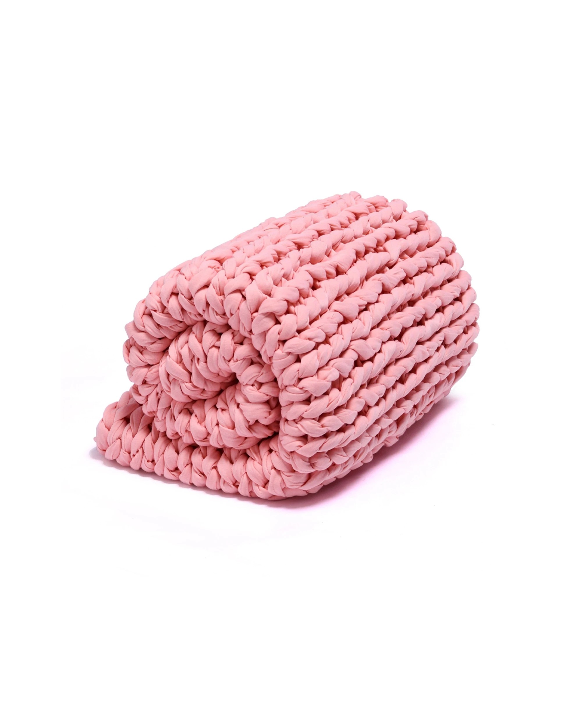 4 Onkaparinga 6kg Knitted Weighted Blanket Soft Peach Home Bedding 110x135cm
 - Pink, 4 of 5