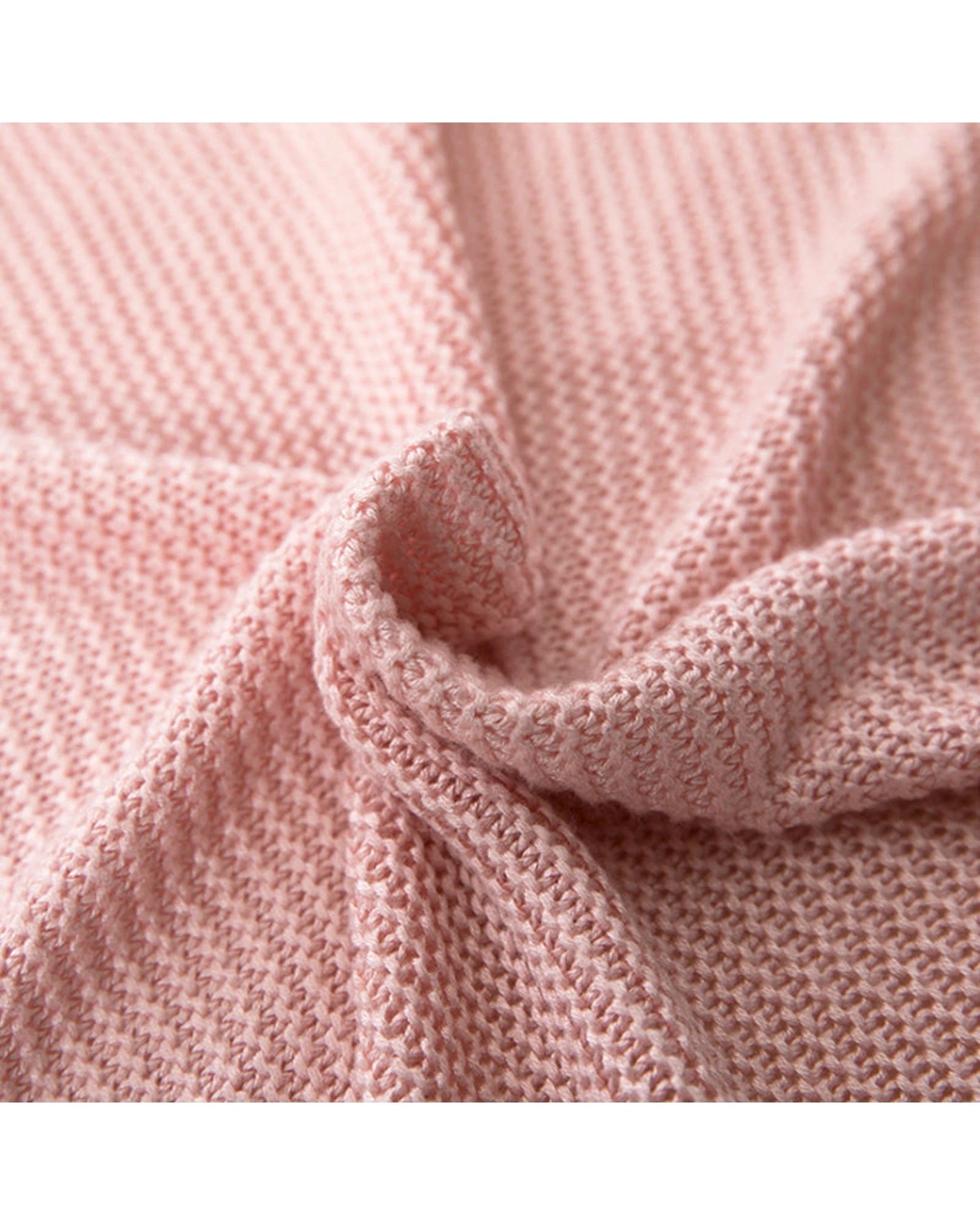 2 Cotton More Bamboo Fibre Knitted Ice Silk Textile Blanket 130x160cm - Pink, 2 of 4
