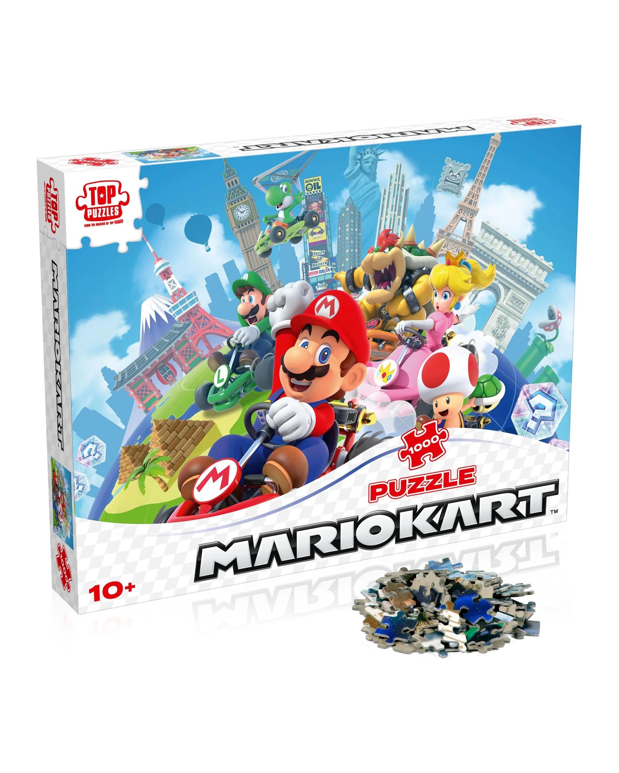 1 Mario Kart Around The World 1000 Piece Jigsaw Puzzle, 1 of 5