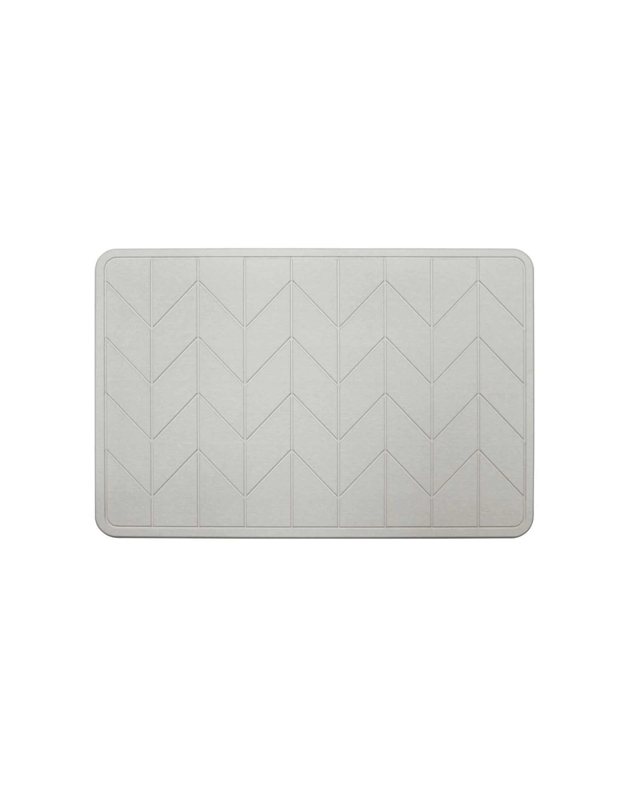 1 Algodon Dri Bath Stone Quick Absorbing Bathroom Mat 60x39 - Grey, 1 of 4