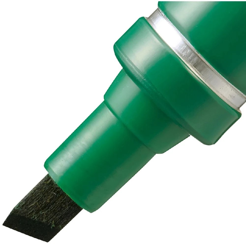 2 Pentel N60 Permanent Marker Chisel Tip Green, 2 of 4