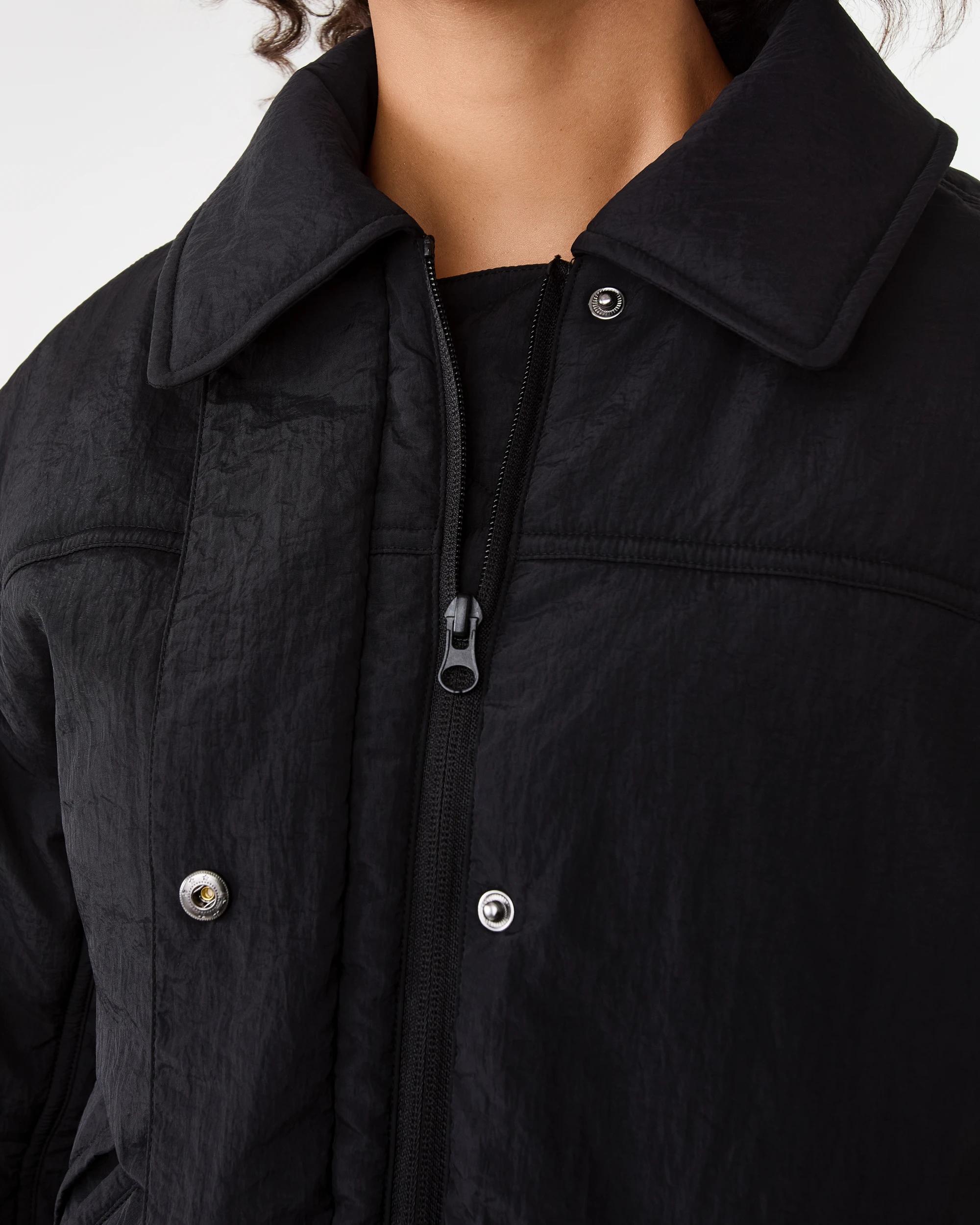 9 Active Womens Zip Through Sports Bomber Jacket Black, 9 of 10