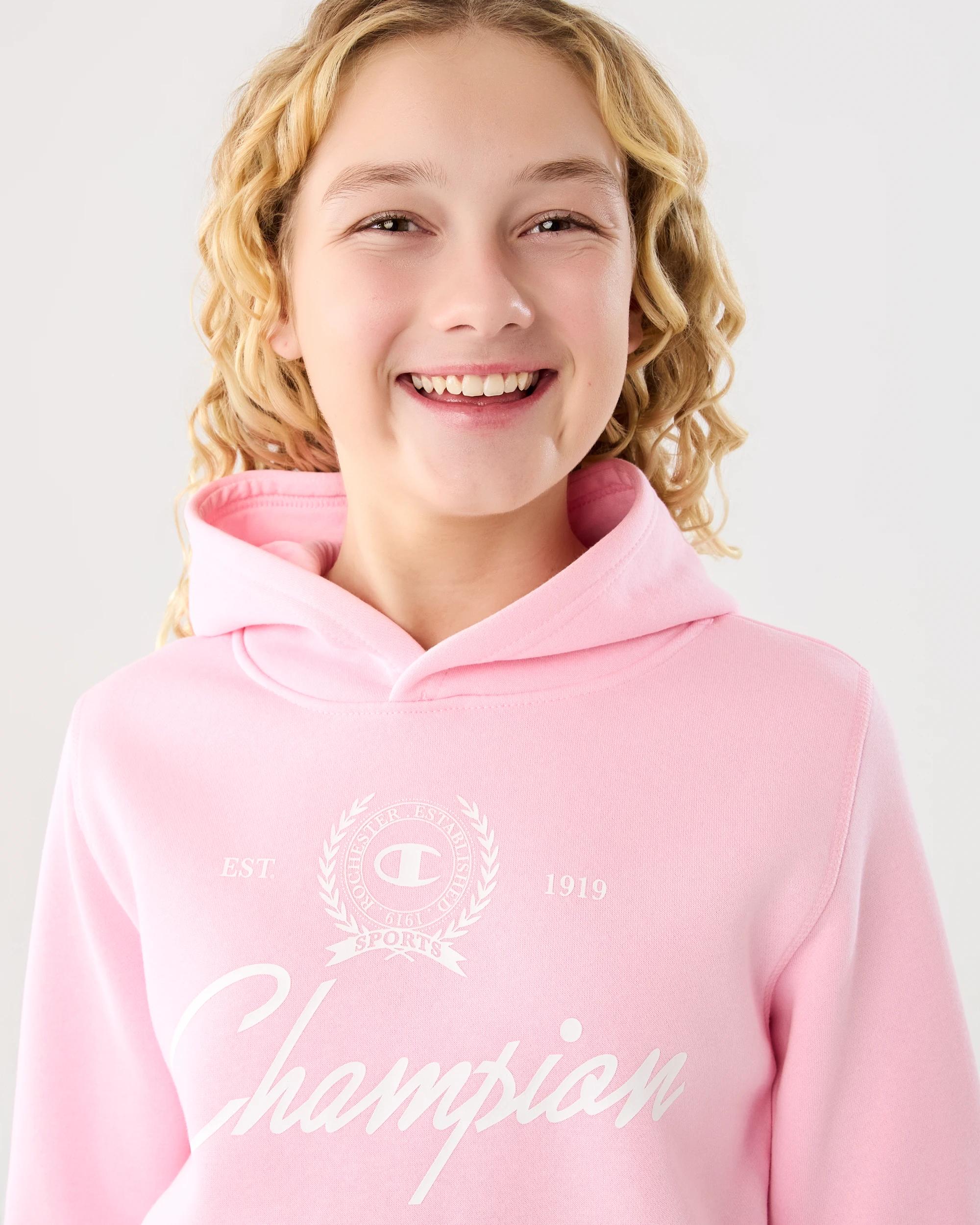 3 Champion Kids Hoodie Rose Pink, 3 of 8