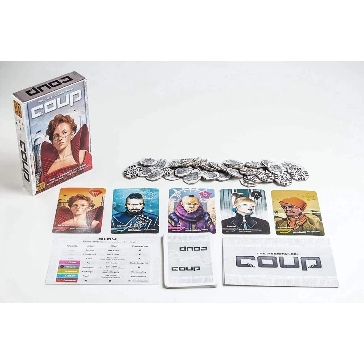 3 Coup Card Game, 3 of 3