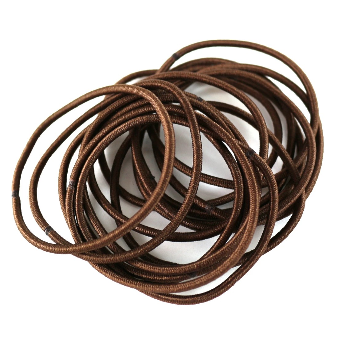 1 16 Pack Brown Snagless Elastics, 1 of 1
