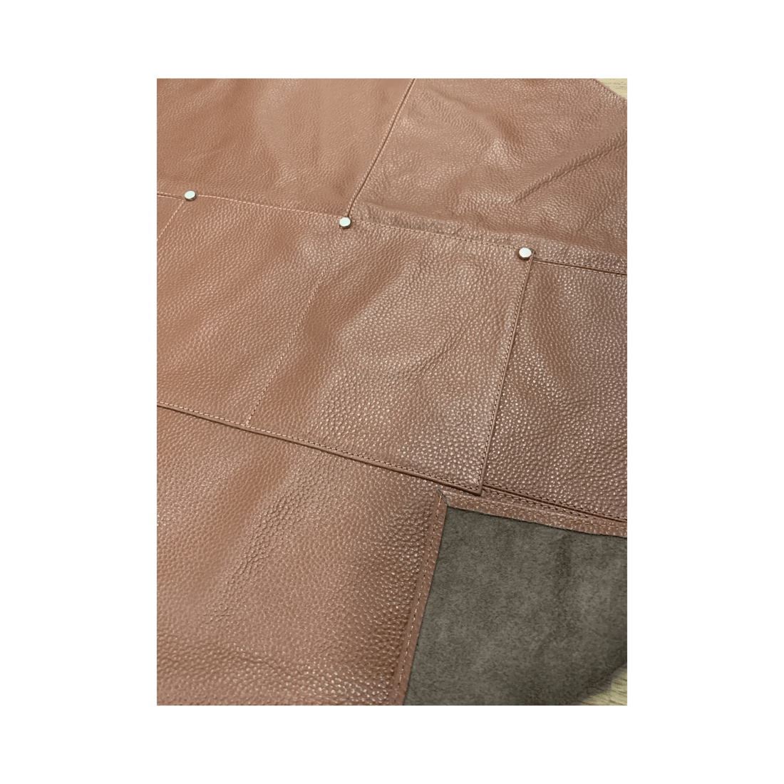 2 BR Home Buffalo Leather Apron for Cooking and Hairdressing, Waterproof and Durable, 2 of 3