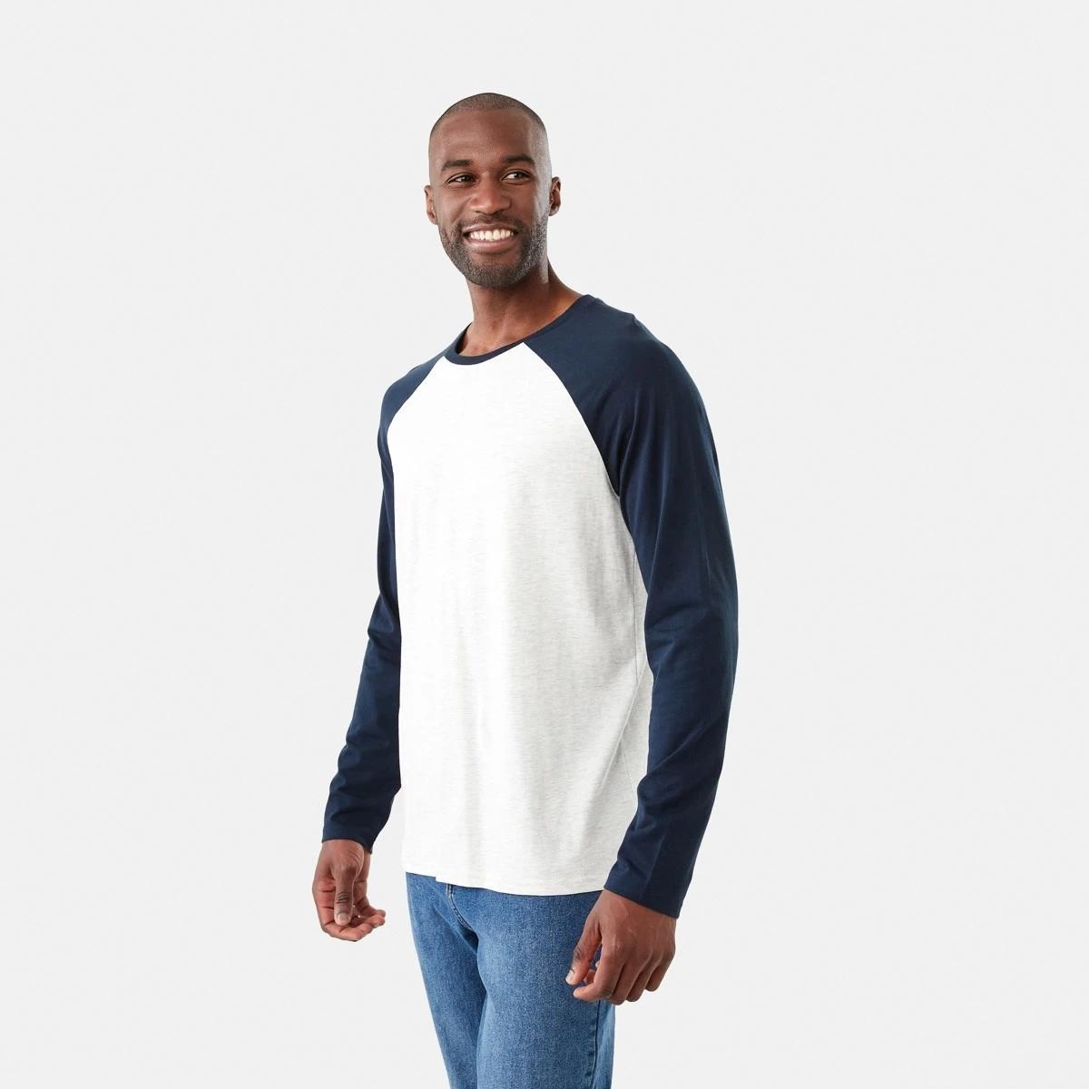 2 Long Sleeve Raglan T-shirt Sky Cptn, 2 of 5