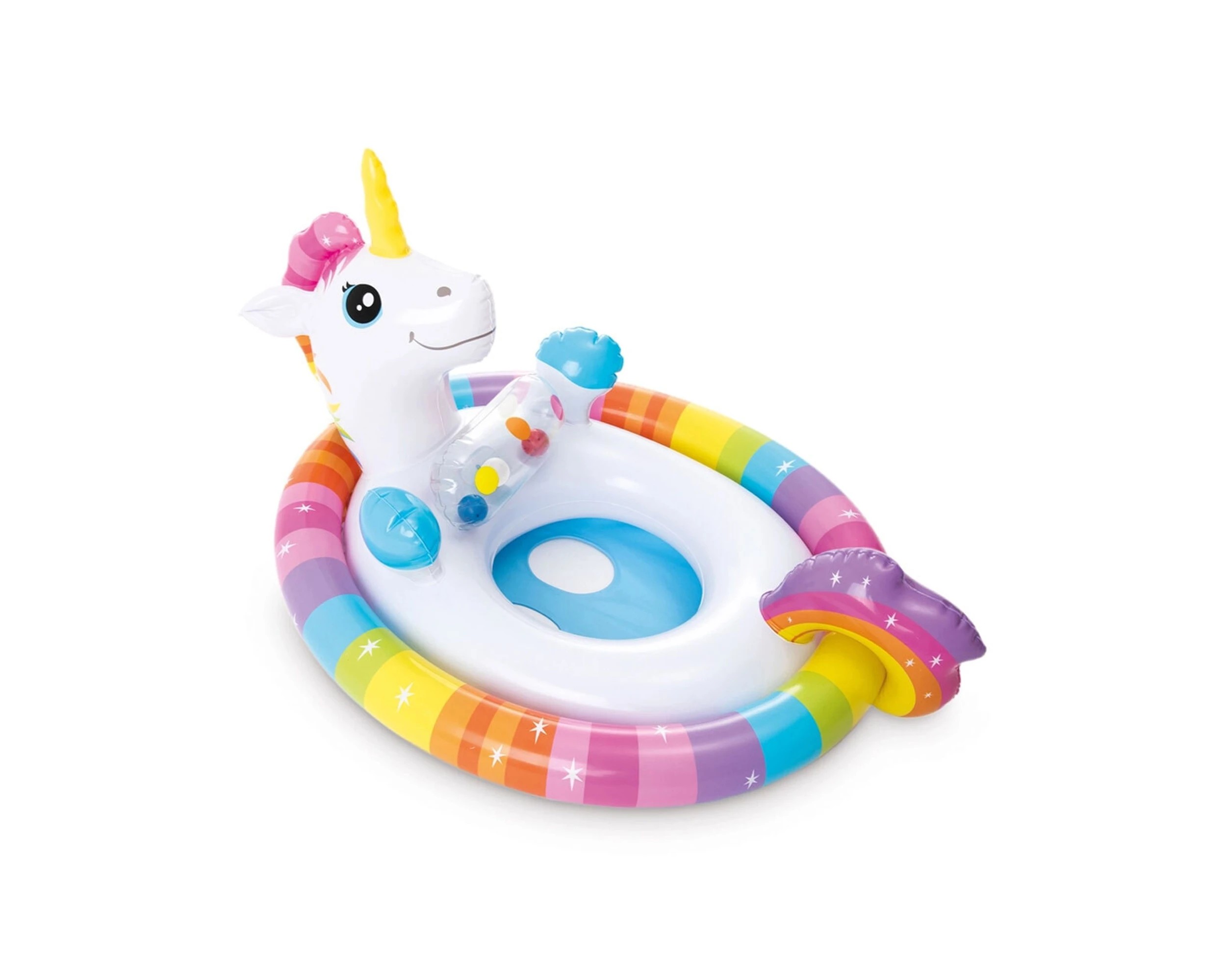 1 INTEX Inflatable See-Me-Sit Pool Riders - 2 Air Chambers - 23Kg - Assorted, 1 of 6