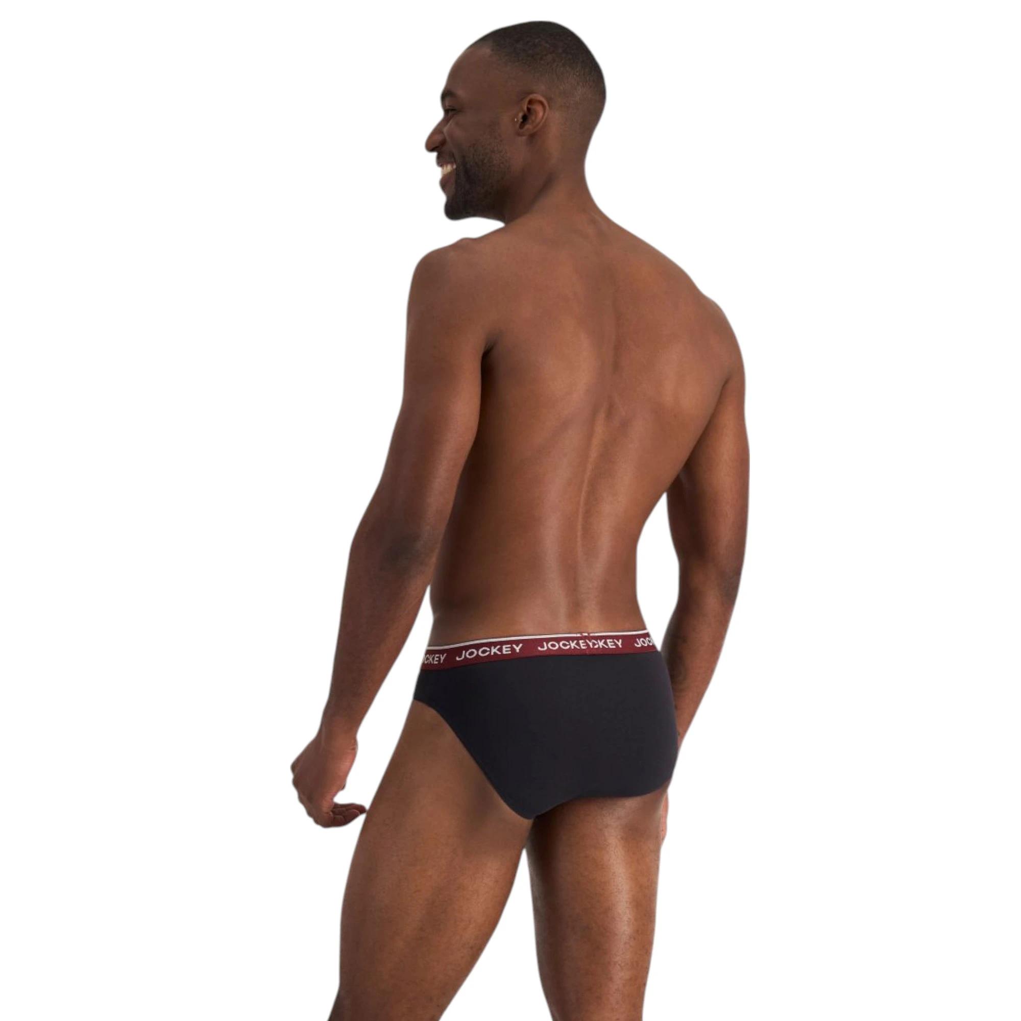 8 Jockey 8 Pack Elastic Cotton Brief Underwear BLACK, 8 of 9