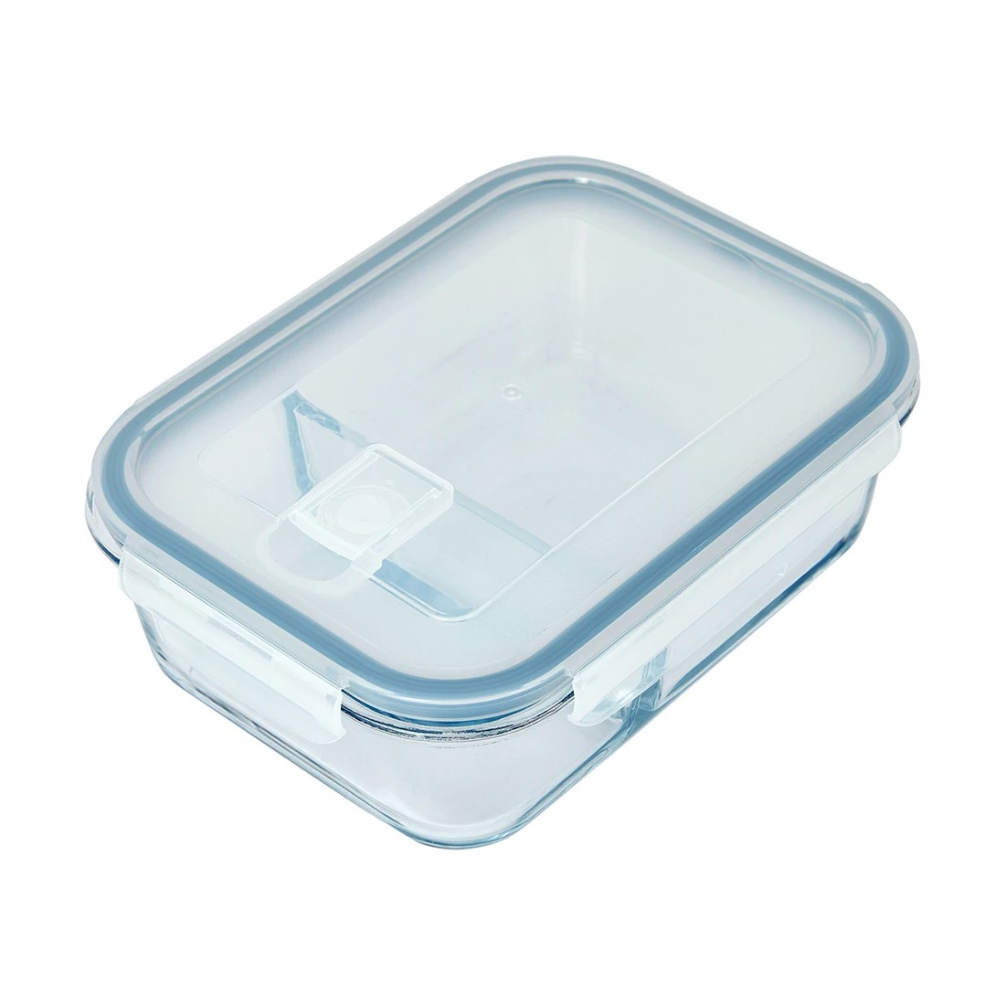1 2 Compartment Glass Meal Prep Container, 1 of 4