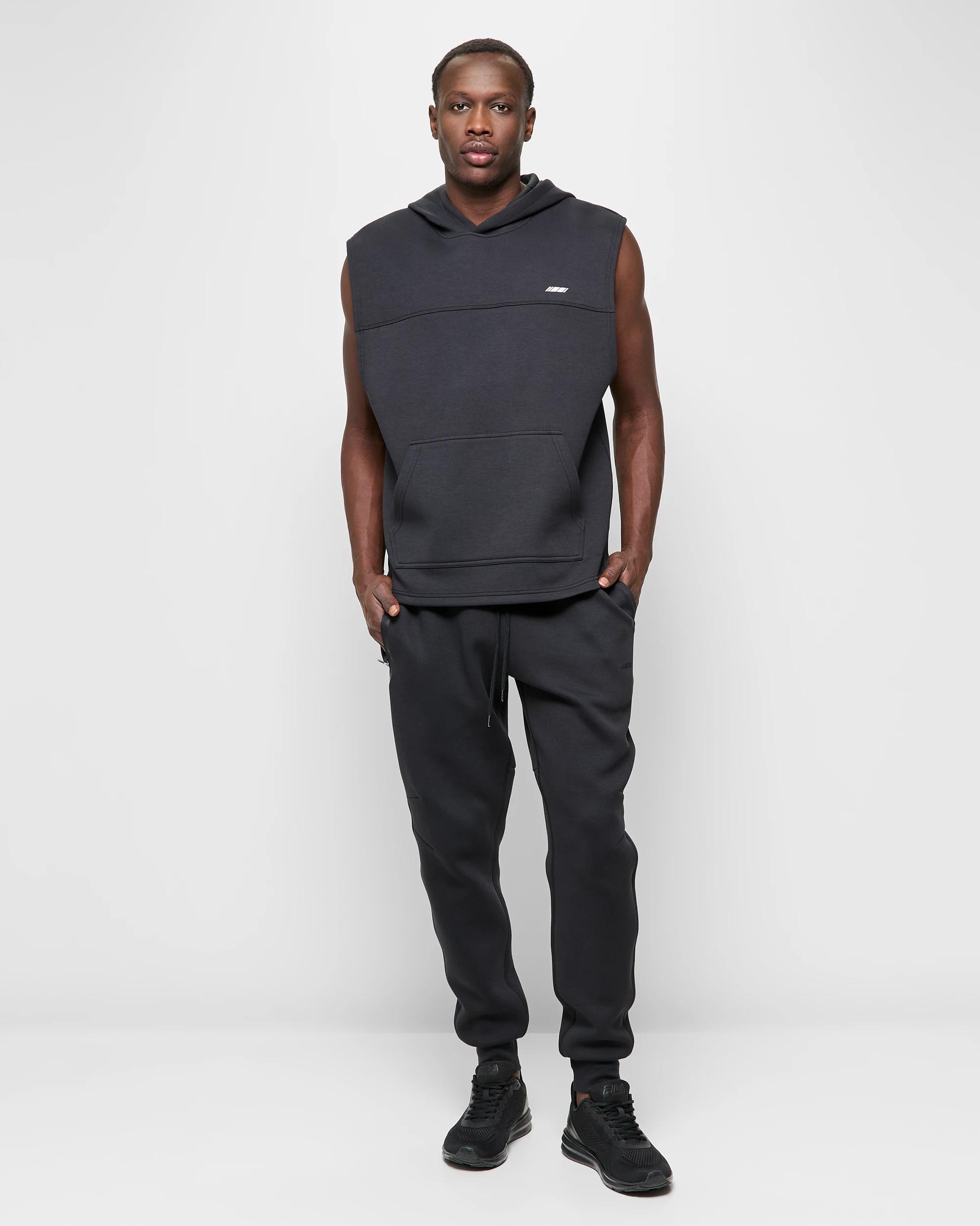 2 Target Active Tech Sleeveless Hoodie BLACK, 2 of 5