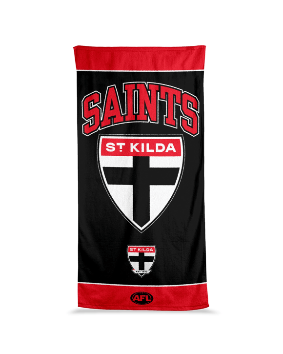 AFL St. Kilda Cotton Beach Towel