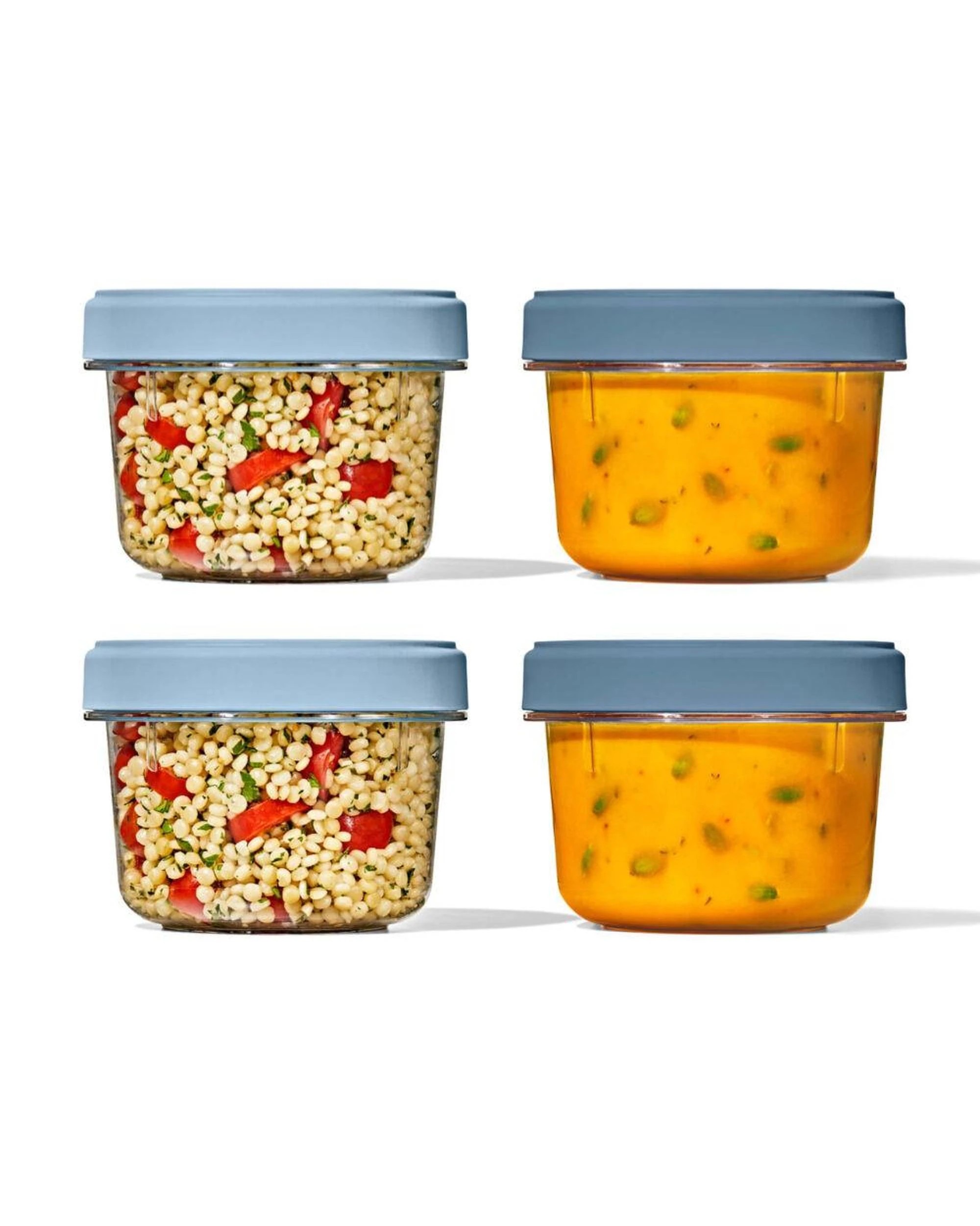 1 OXO Good Grips Twist & Stack Container 4 Pack 592ml - Clear, 1 of 1
