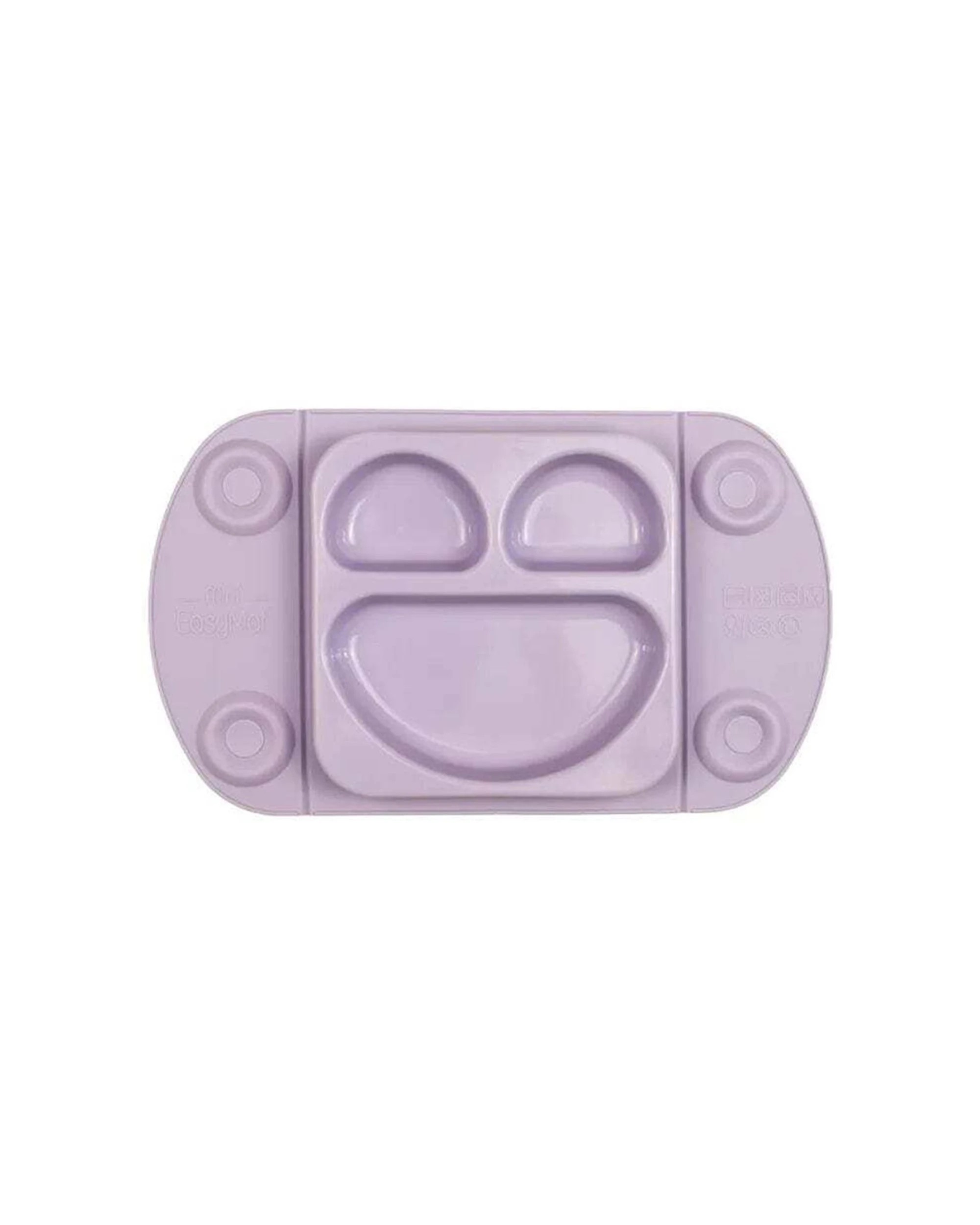 1 EasyTots Easymat Mini Feeding Plate 5 Point Suction Baby Led Weaning - Purple, 1 of 1