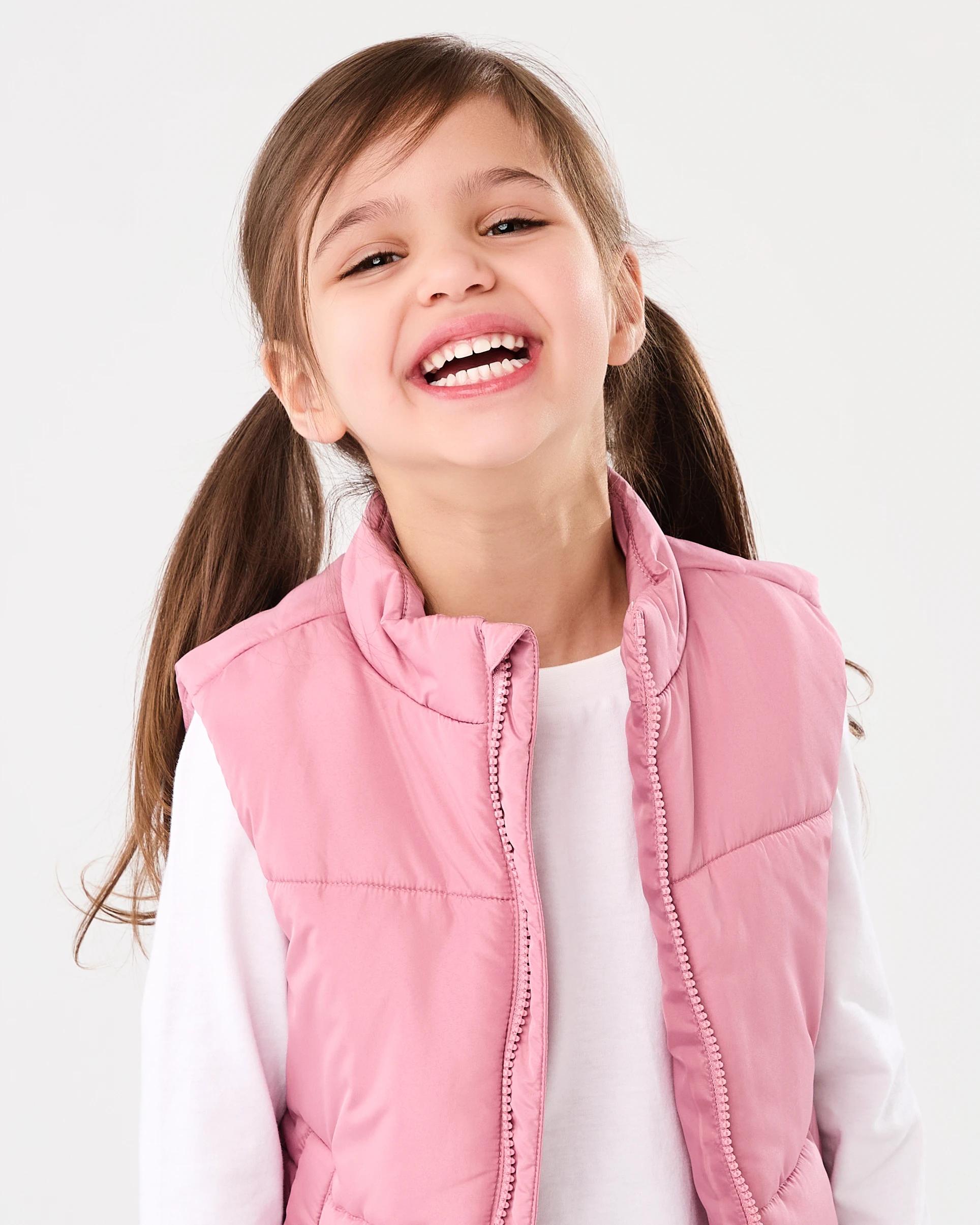 4 Puffer Vest Dust Rose, 4 of 9