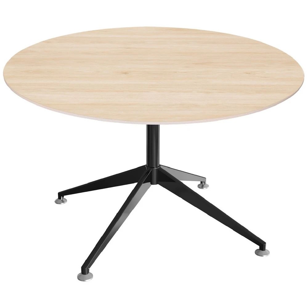 1 Stilford Professional 1200mm Round Meeting Table Oak Desks, Tables and Workstations, 1 of 2