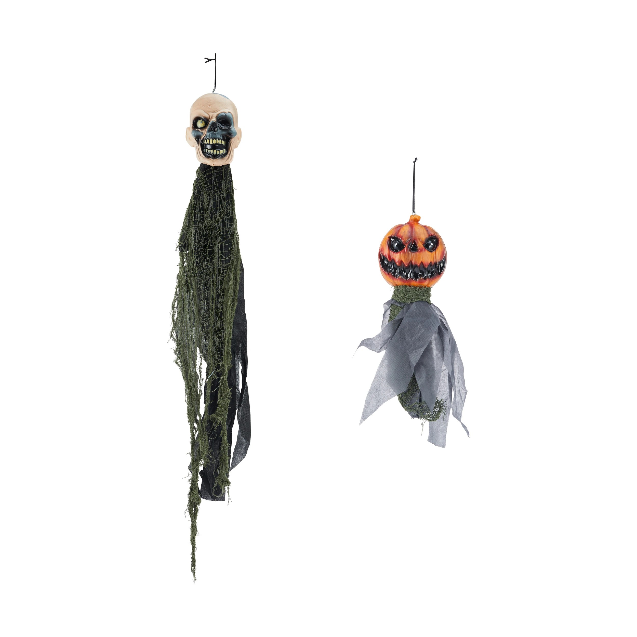 1 Hanging Zombie or Pumpkin - Assorted, 1 of 5