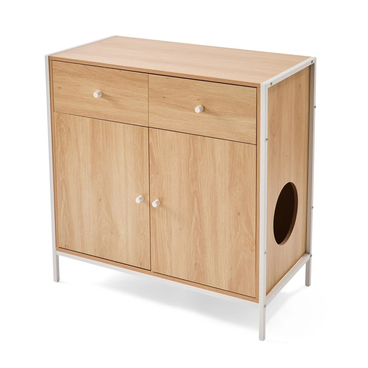 4 Cat Litter Cabinet with Storage, 4 of 10