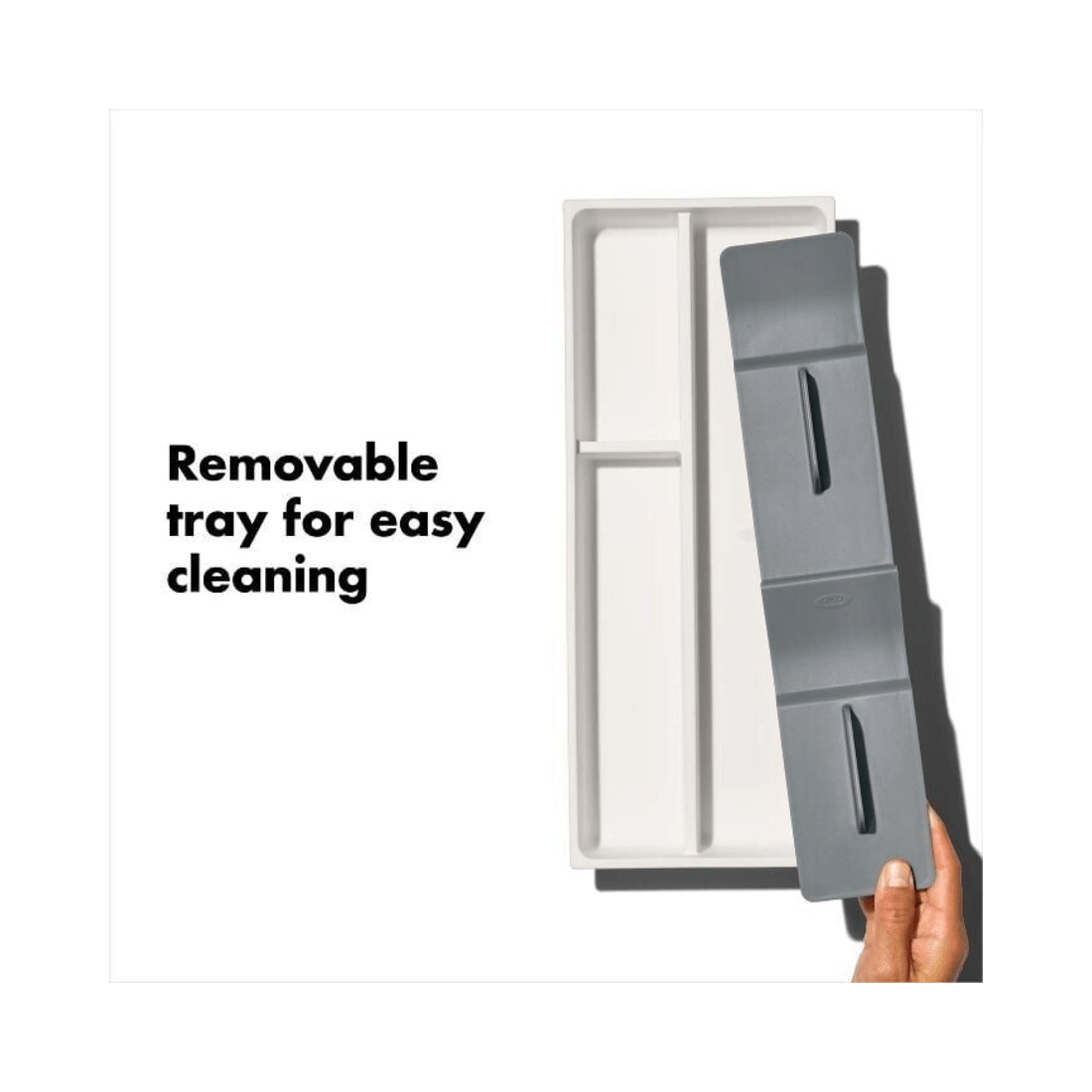 3 OXO GG Utensil Drawer Organiser Compact Kitchen Tray Non-Slip Cutlery Storage, 3 of 7