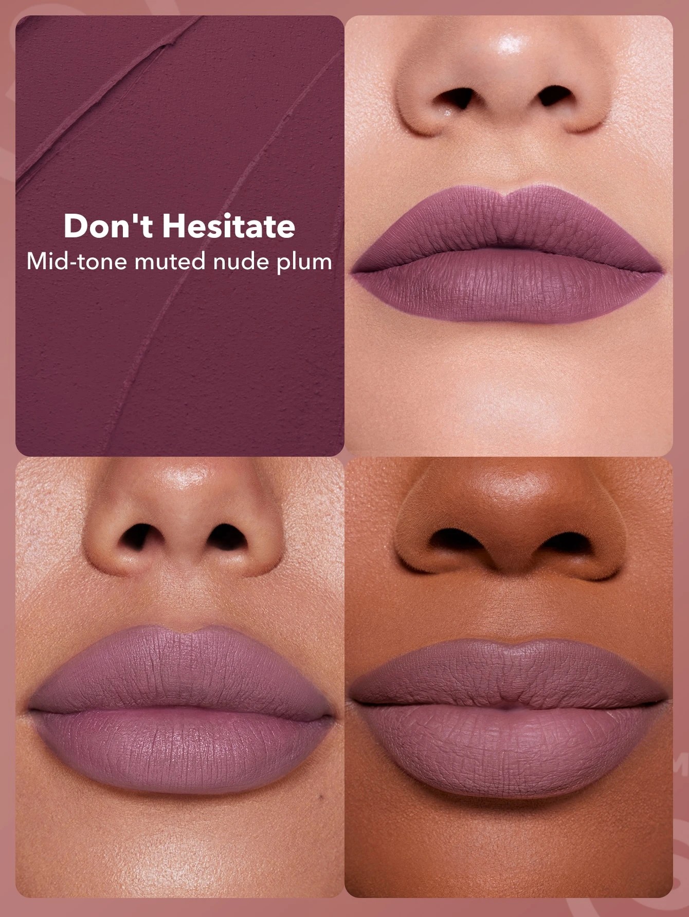 2 SHEGLAM Dynamatte Boom Long-lasting Matte Lipstick - Don't Hesitate, 2 of 6