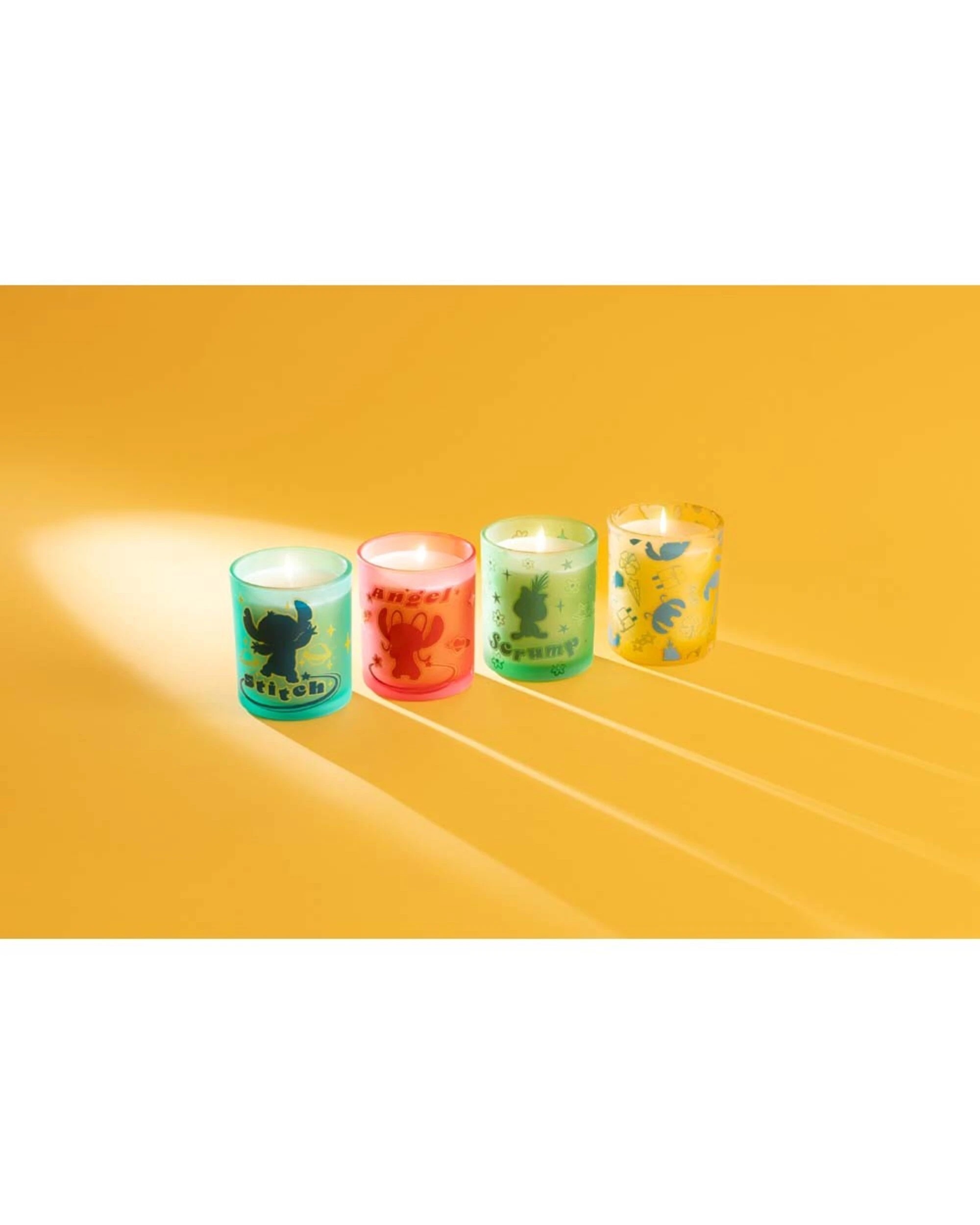 4 Disney - Lilo & Stitch - Stitch Gang Glass Candle Set 4-Pack, 4 of 4
