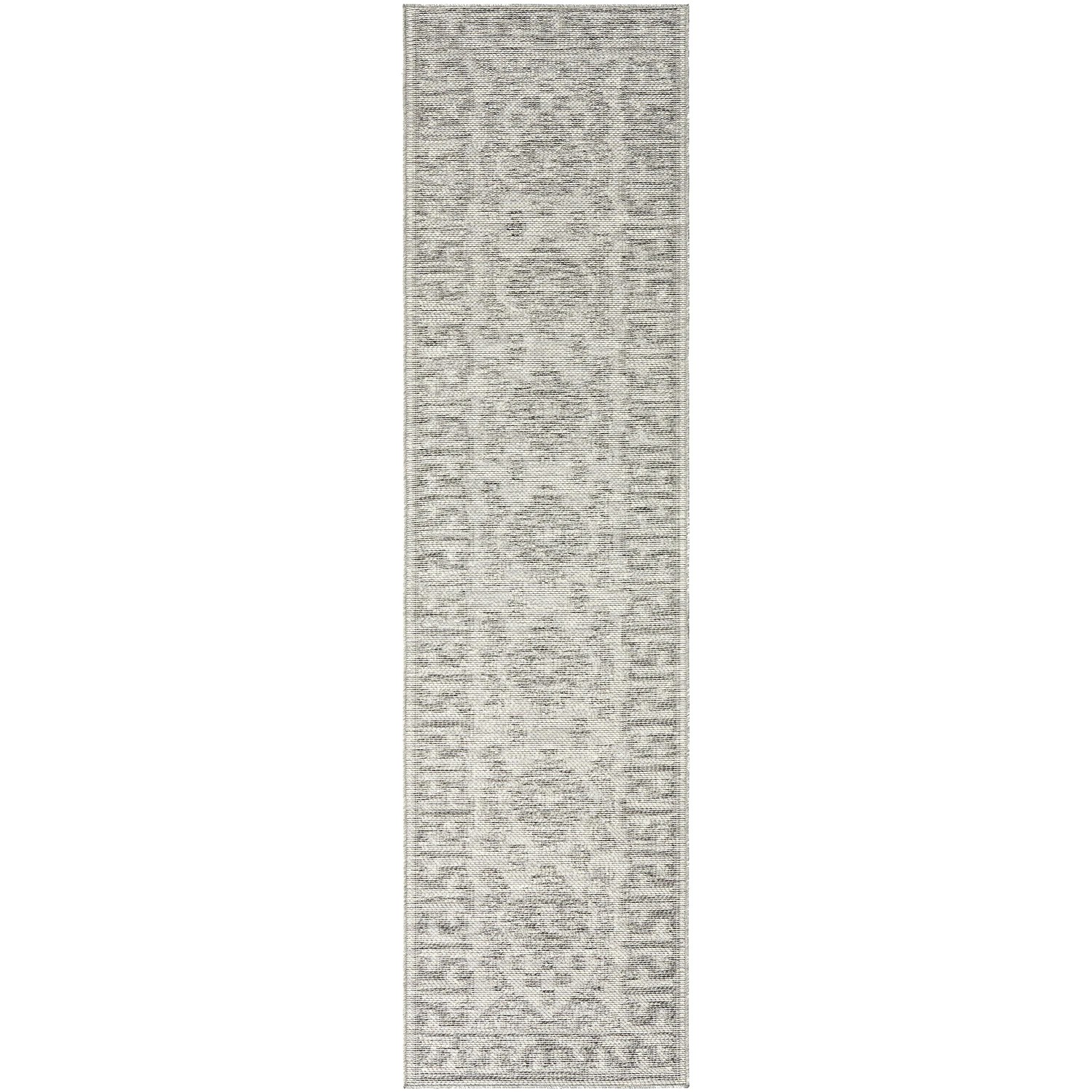 2 Common Ground Rugs Palmline Kuza Outdoor 300x80cm Runner - Medium Pet Friendly Rug - Grey, 2 of 7
