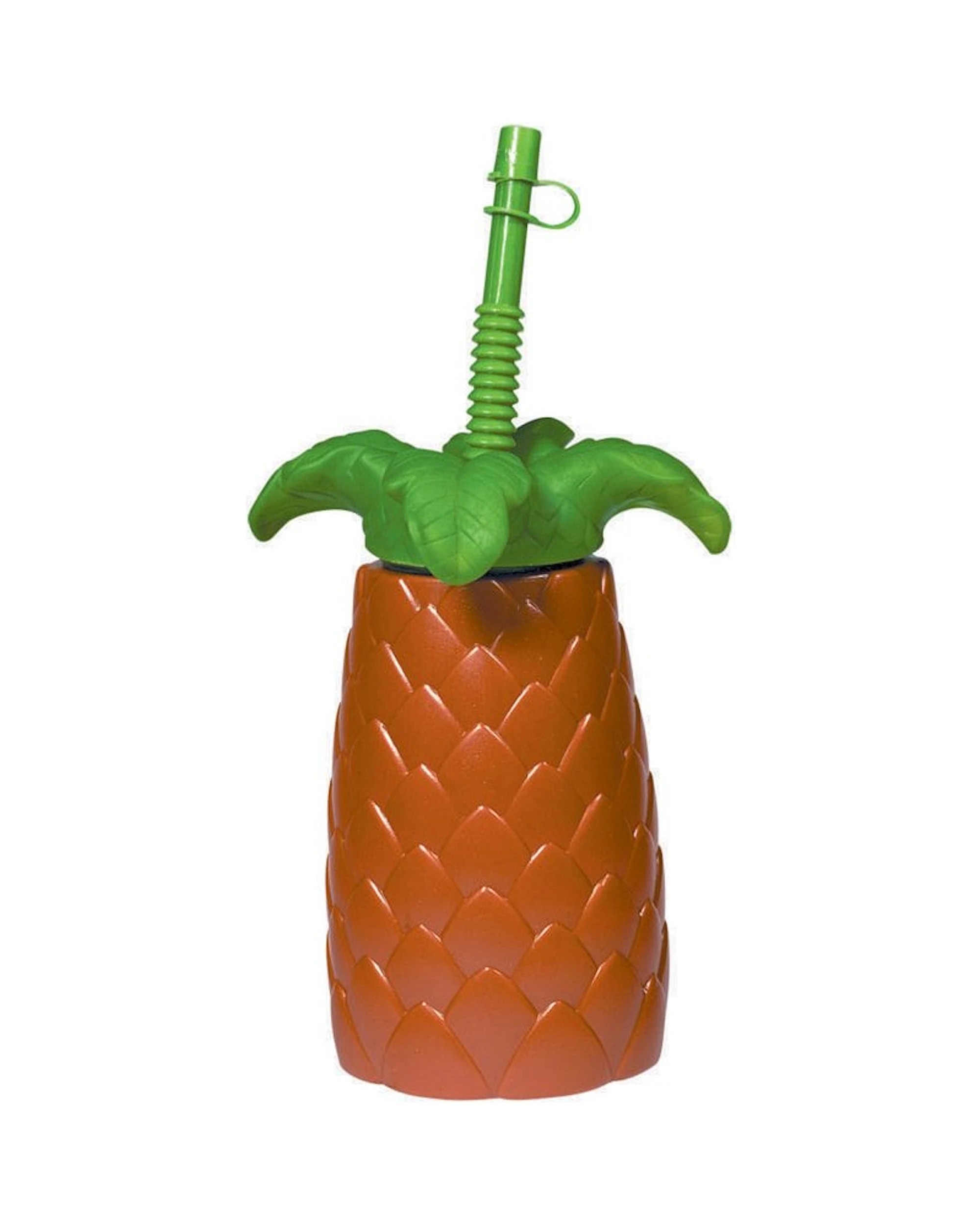 1 Amscan Inc. Plastic Palm Tree Cup With Straw - Brown, 1 of 1